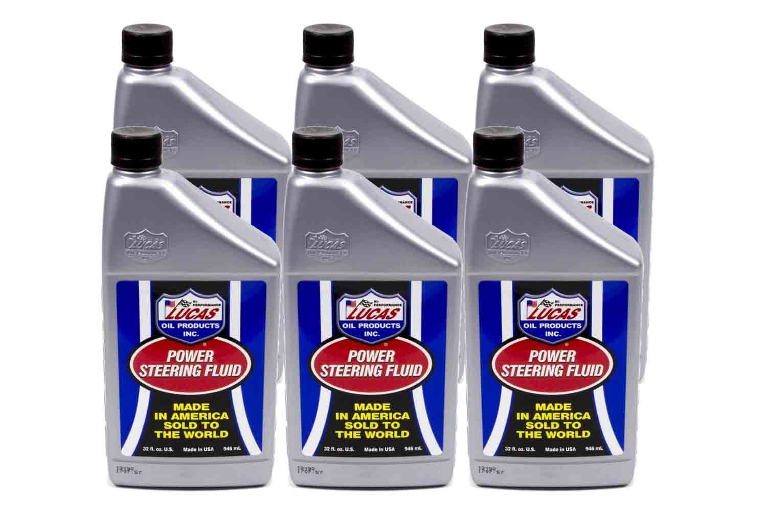 Lucas Oil Products 10824-6 - Power Steering Fluid Case 6 x 1 Quart