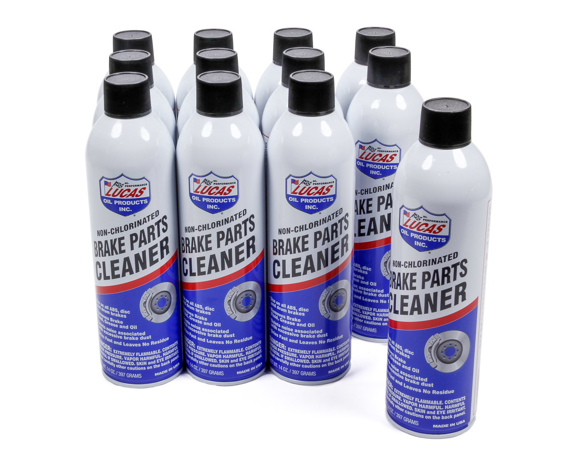 Lucas Oil Products 10906 - Brake Parts Cleaner Case 12 x 14oz