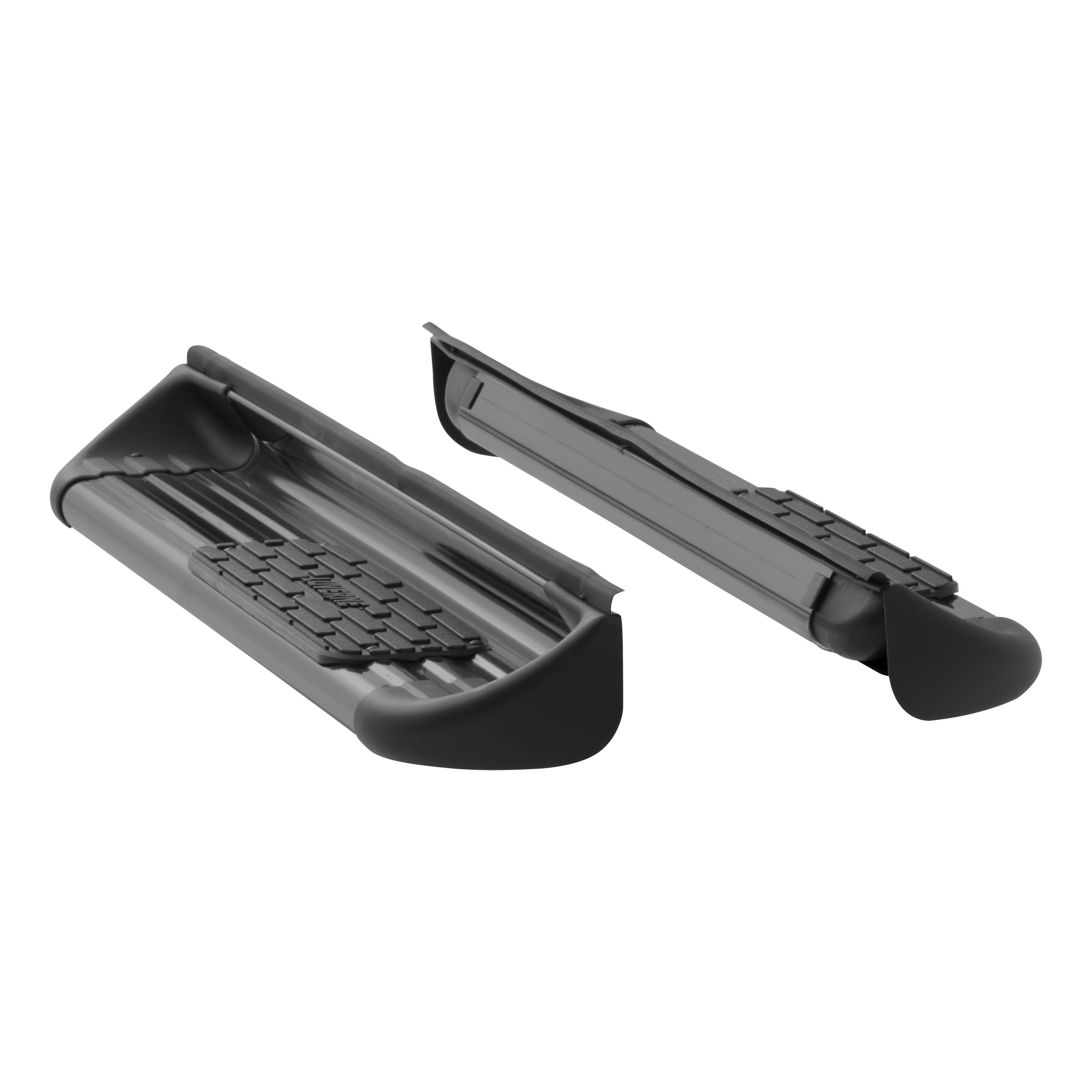 Luverne 281521-571521 - Black Stainless Steel Side Entry Steps, Select Ford F-Series Regular Cab