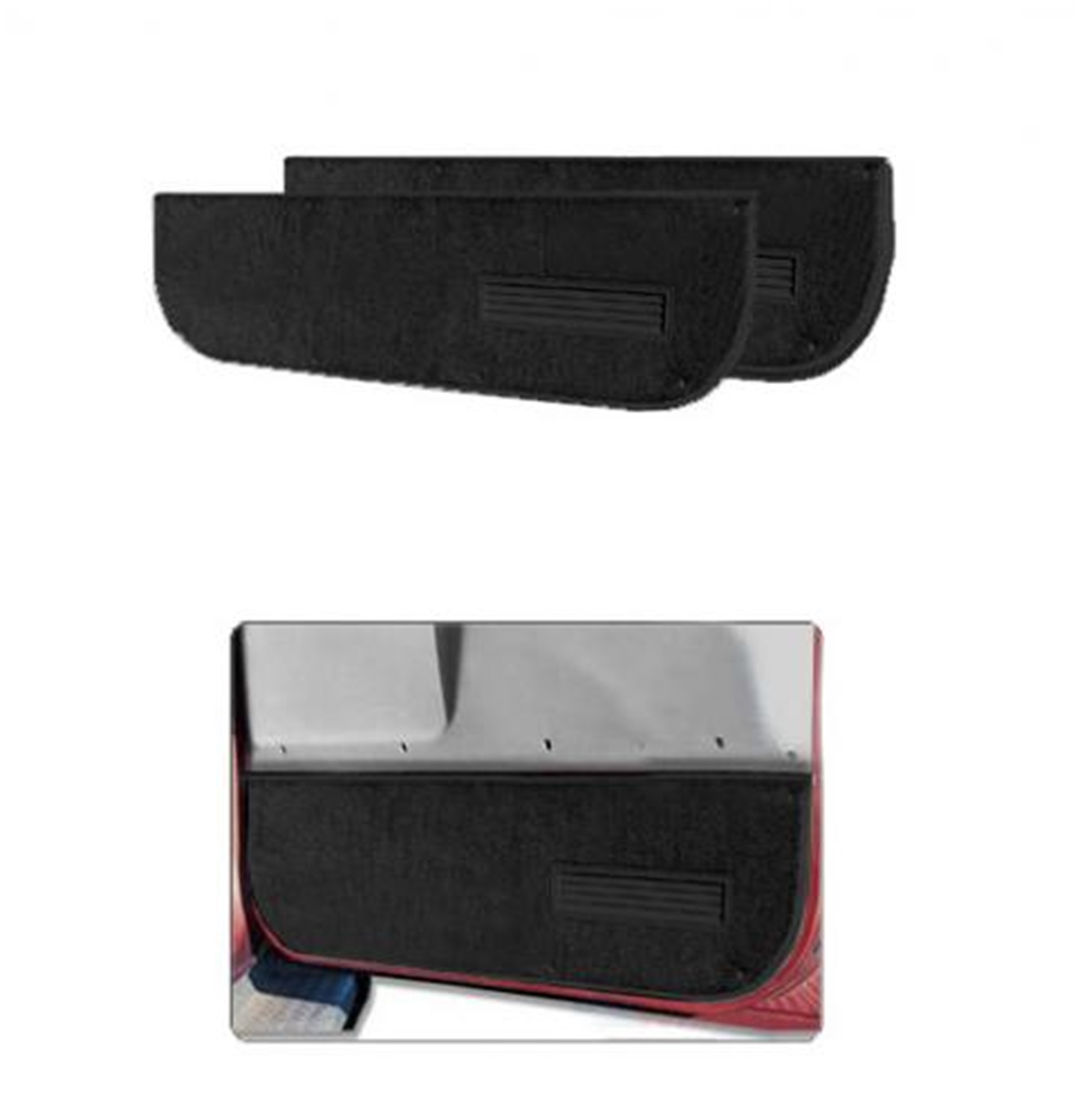 Lund 121913 - 78-79 Ford Bronco (2Dr 2WD/4WD) Pro-Line Full Flr. Replacement Carpet - Charcoal (2 Pc.)