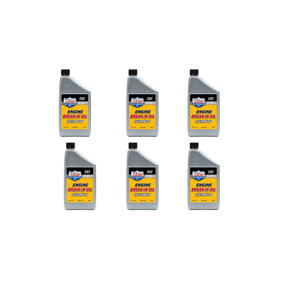 Lucas Oil Products 11033 - SAE 5w20 Break-In Oil Case 6 x 1 Quart