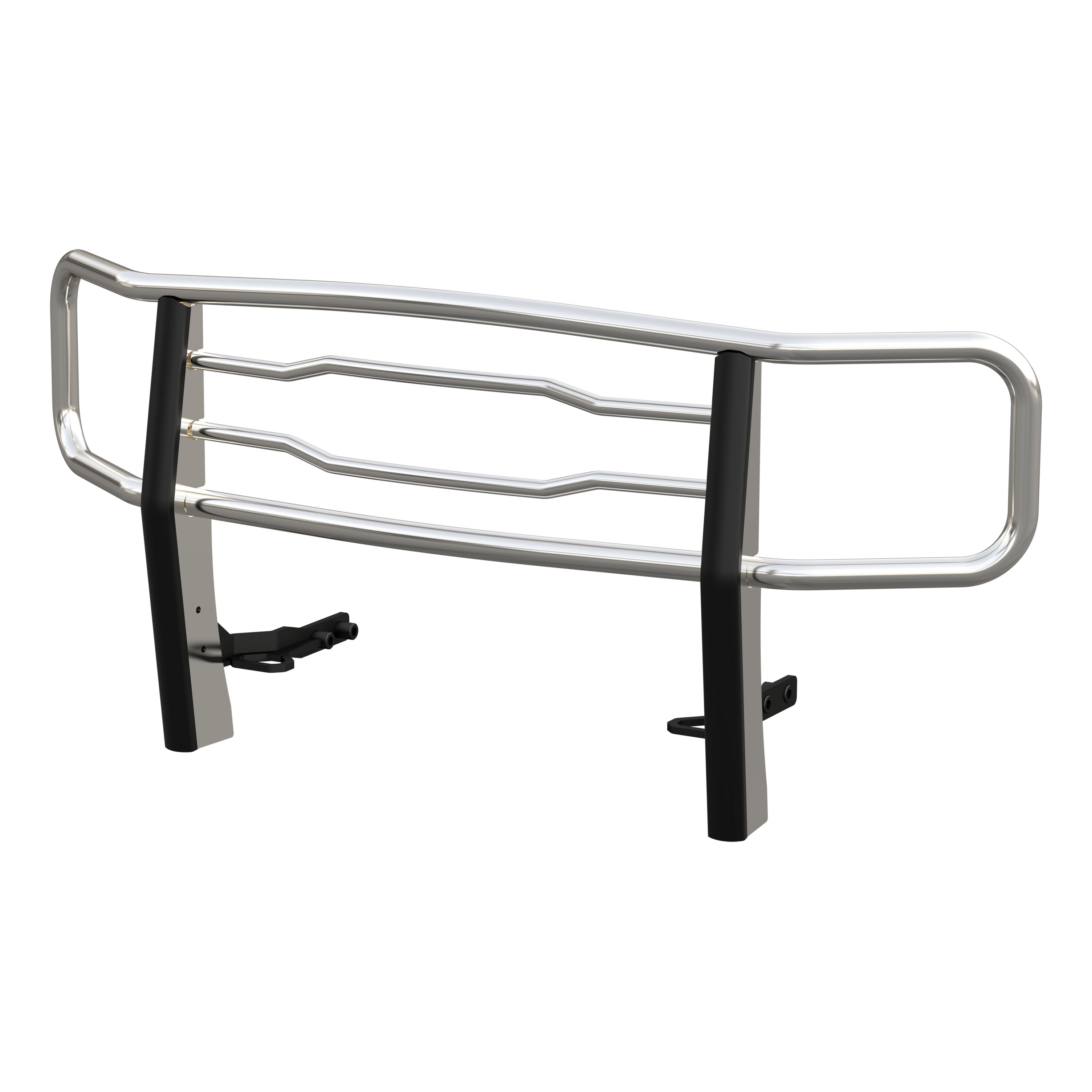 Luverne 331934-331333 - Chrome Steel 2" Tubular Grille Guard, Select Ram 2500, 3500