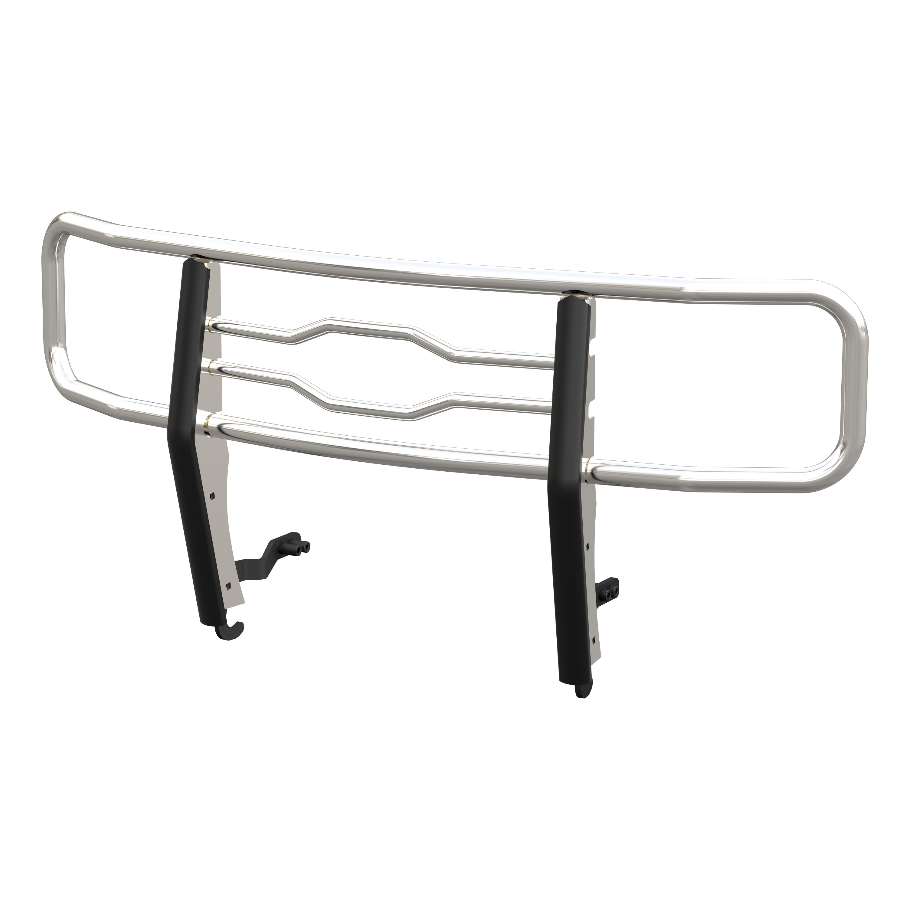 Luverne 331444-331611 - Chrome Steel 2" Tubular Grille Guard, Select Chevy Silverado 1500