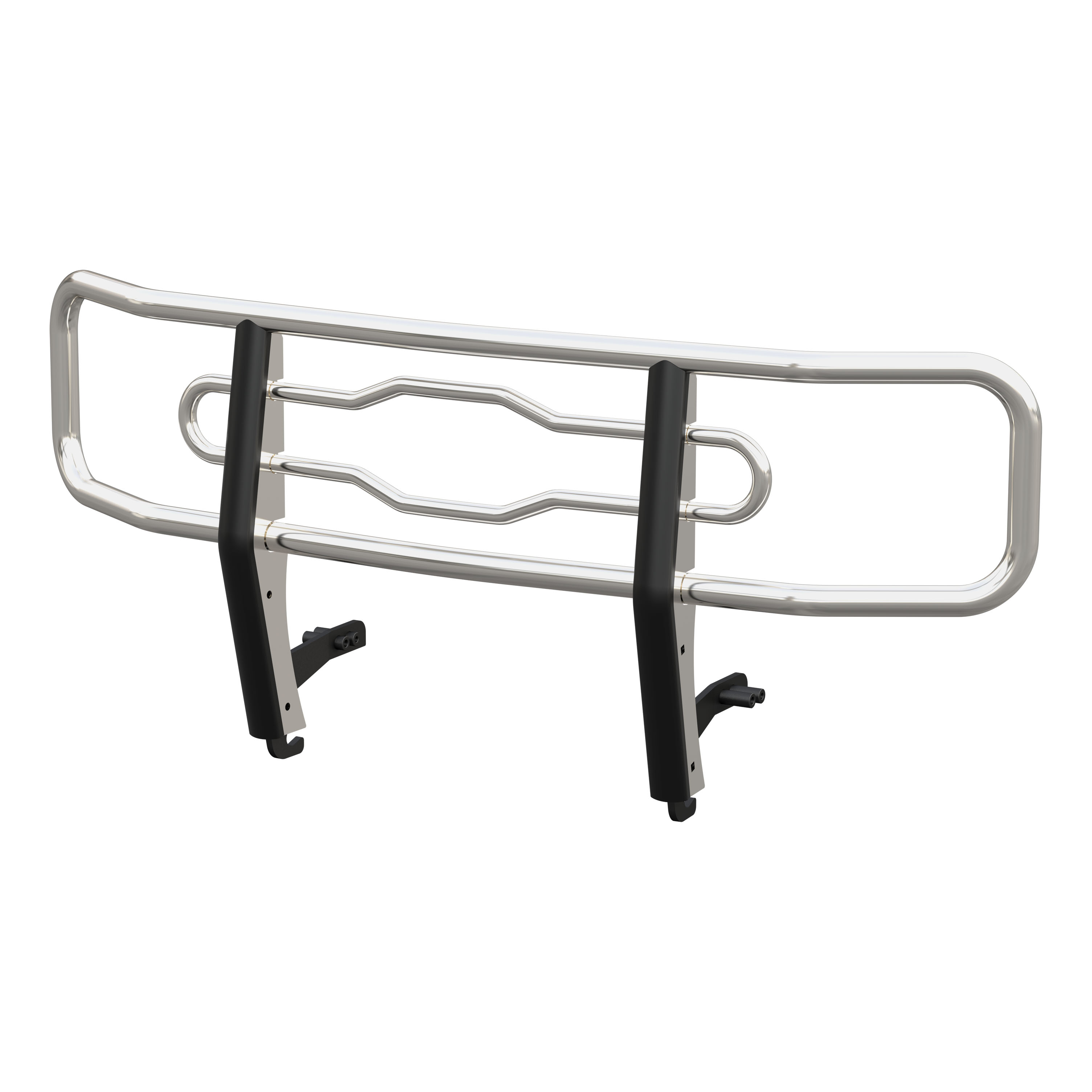 Luverne 330713-330710 - Chrome Steel 2" Tubular Grille Guard, Select Chevy Silverado, GMC Sierra 1500