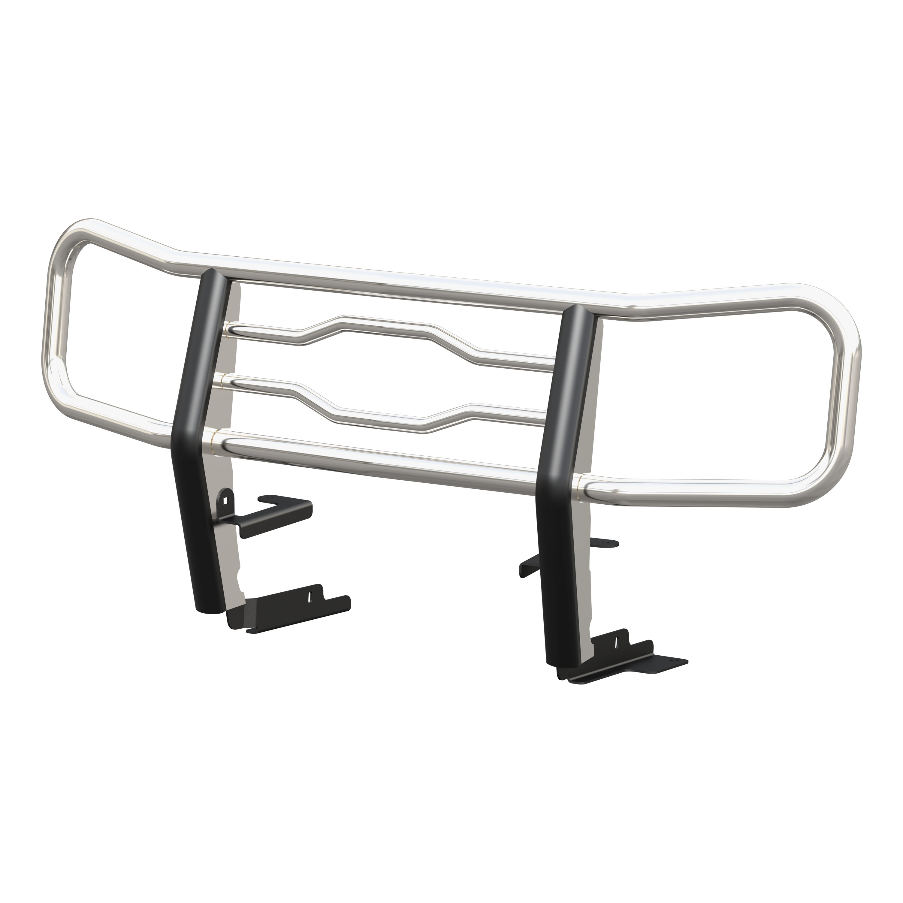 Luverne 330312 - Chrome Steel 2" Tubular Grille Guard, Select Chevrolet Silverado 2500, 3500 HD