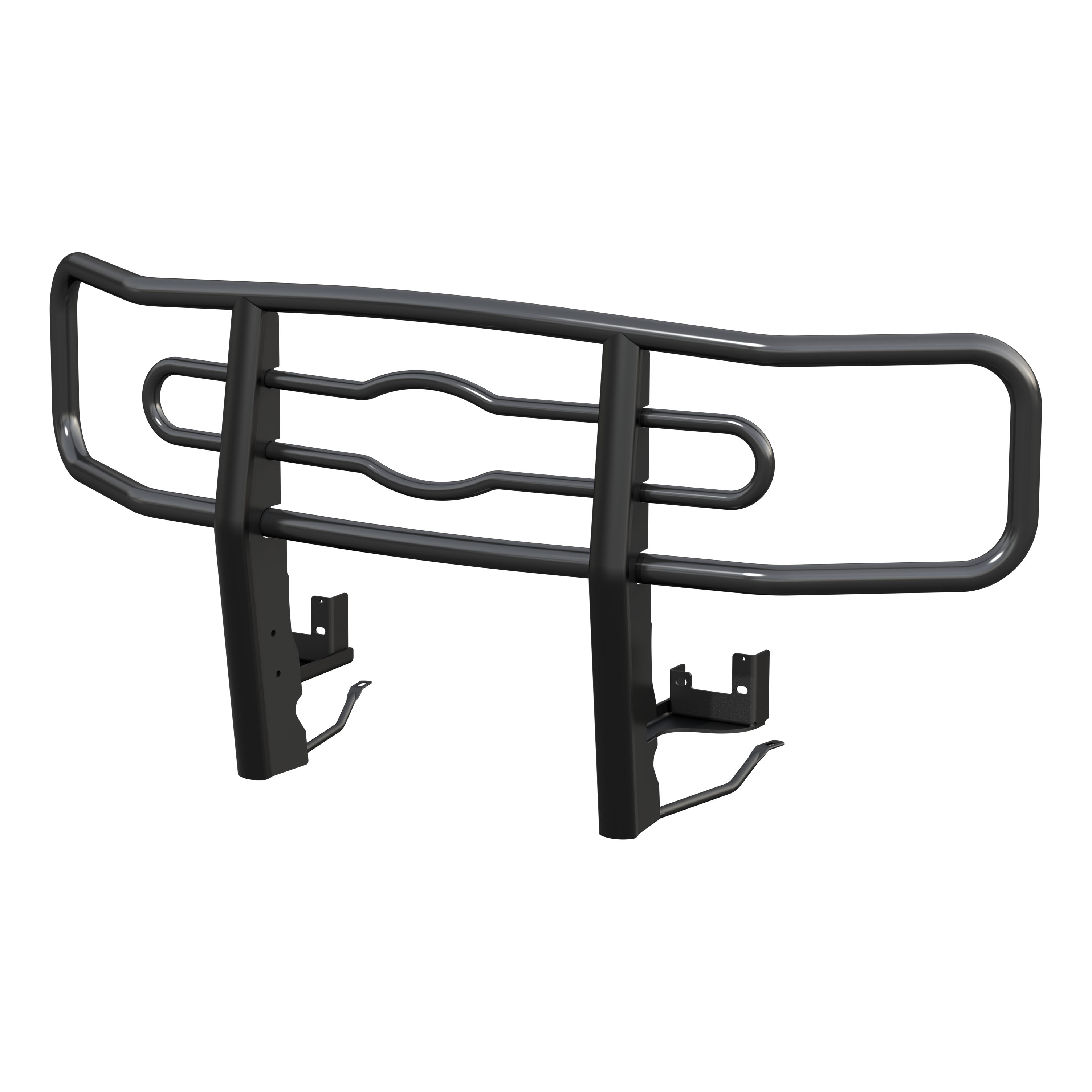 Luverne 340934-340931 - Black Steel 2" Tubular Grille Guard, Select Dodge, Ram 1500