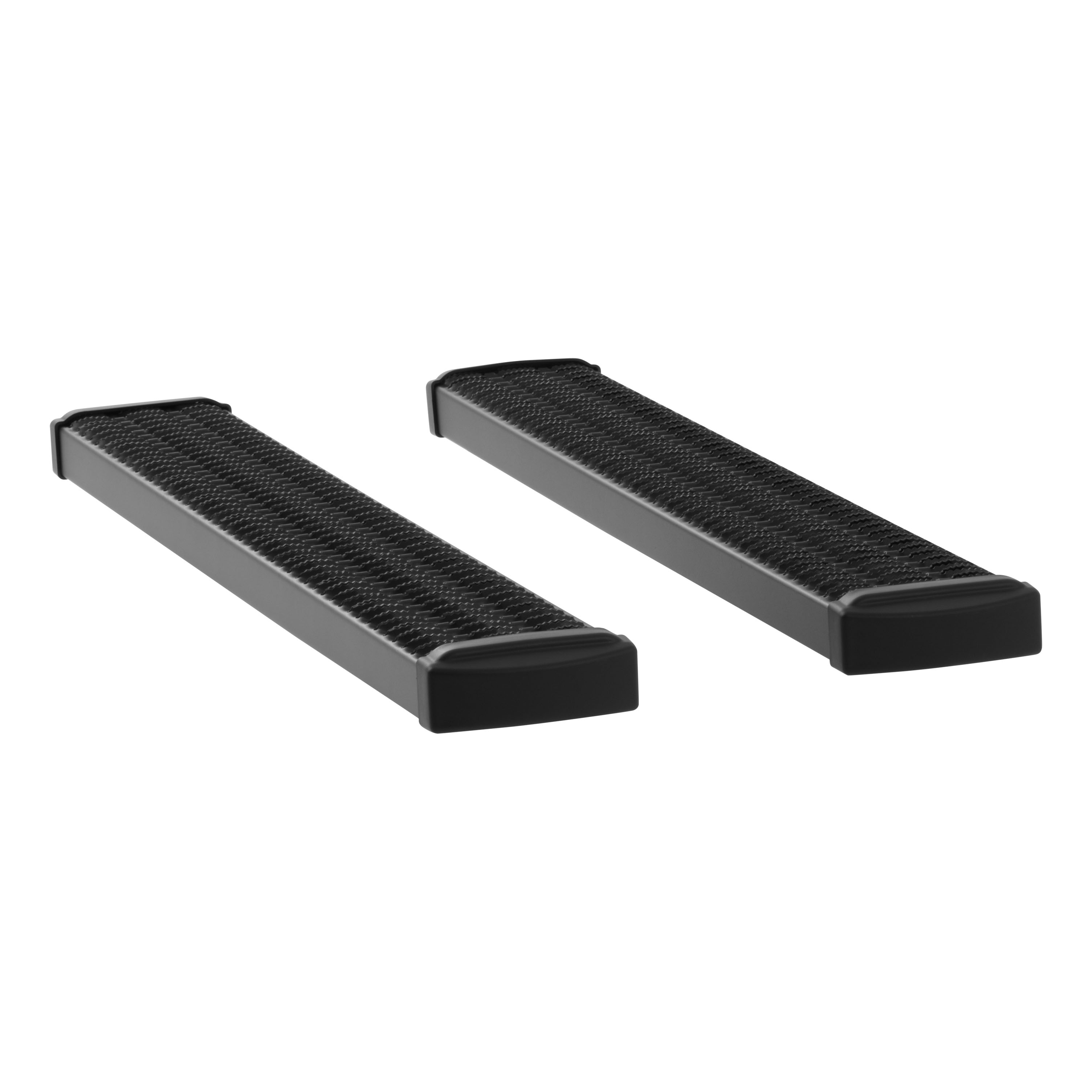 Luverne 415054-401446 - Grip Step 7" x 54" Black Aluminum Running Boards, Select Silverado, Sierra