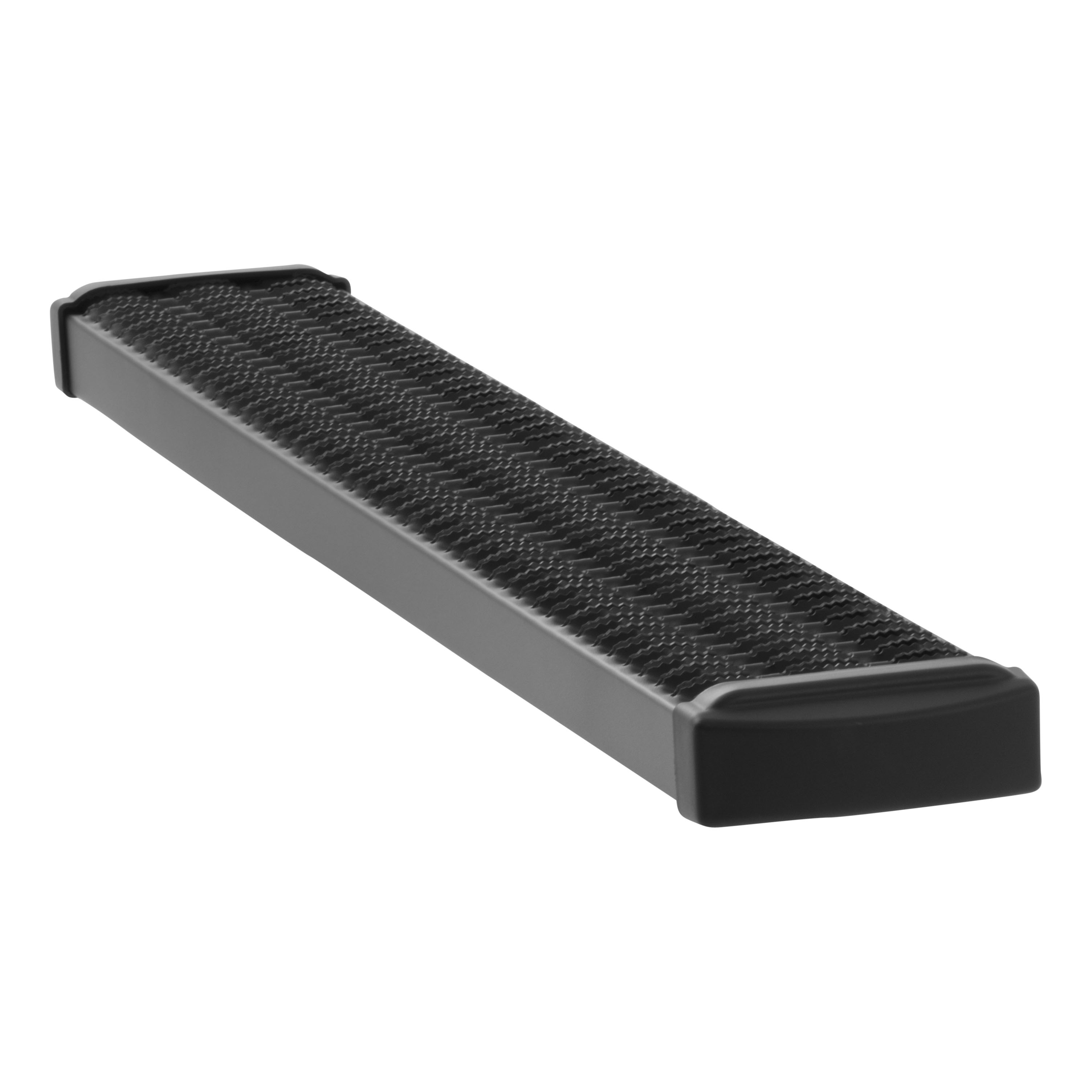 Luverne 415254-571528 - Grip Step 7" x 54" Black Aluminum Rear Step, Select Ford Transit-150, 250, 350