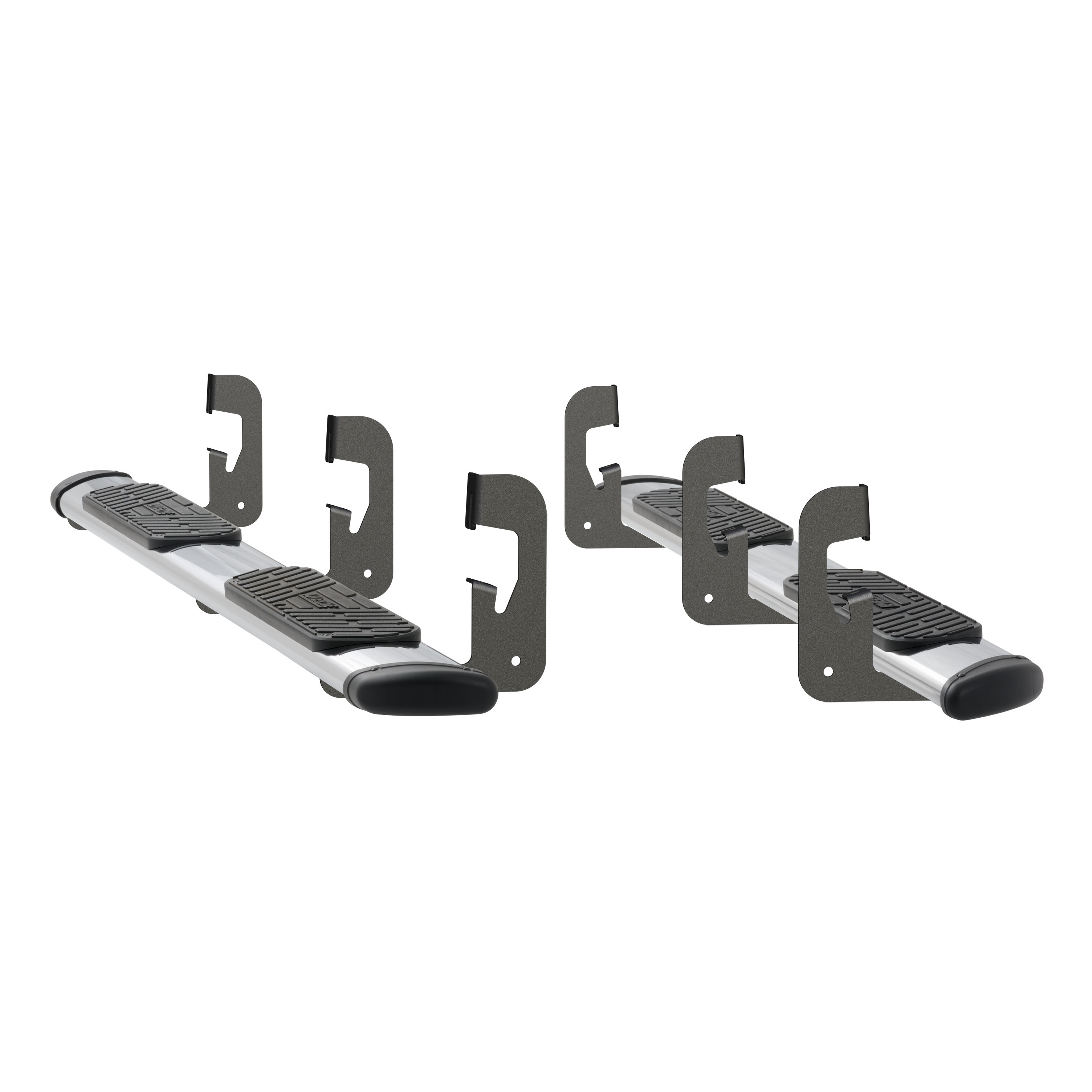 Luverne 477088-401443 - Regal 7 Polished Stainless 88" Oval Side Steps, Select Silverado, Sierra Luverne 477088-401443 - Regal 7 Polished Stainless 88" Oval Side Steps, Select Silverado, Sierra