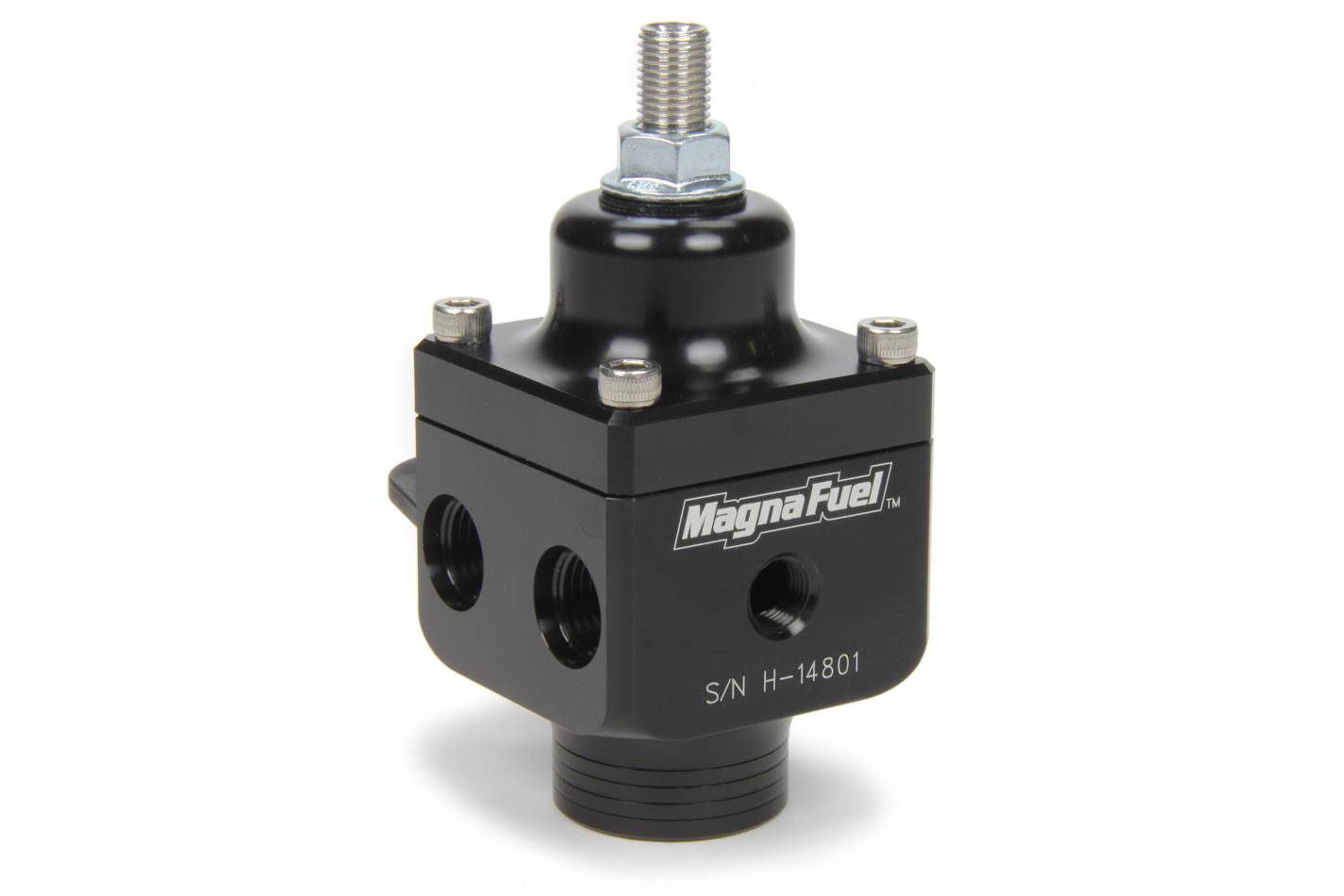 Magnafuel MP-9433-BLK - 4-Port Fuel Regulator Black