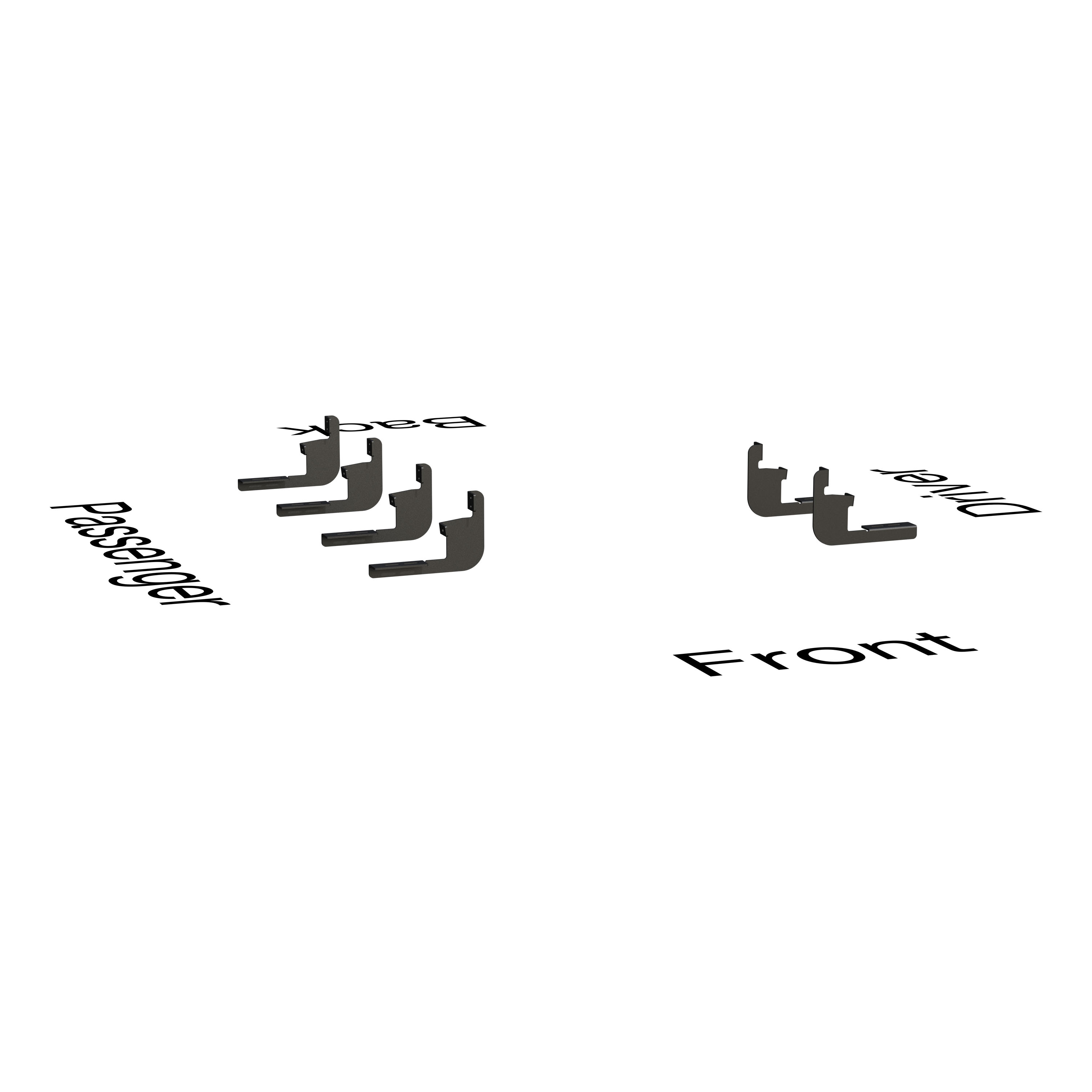 Luverne 571164 - Van Step Mounting Brackets Luverne 571164 - Van Step Mounting Brackets