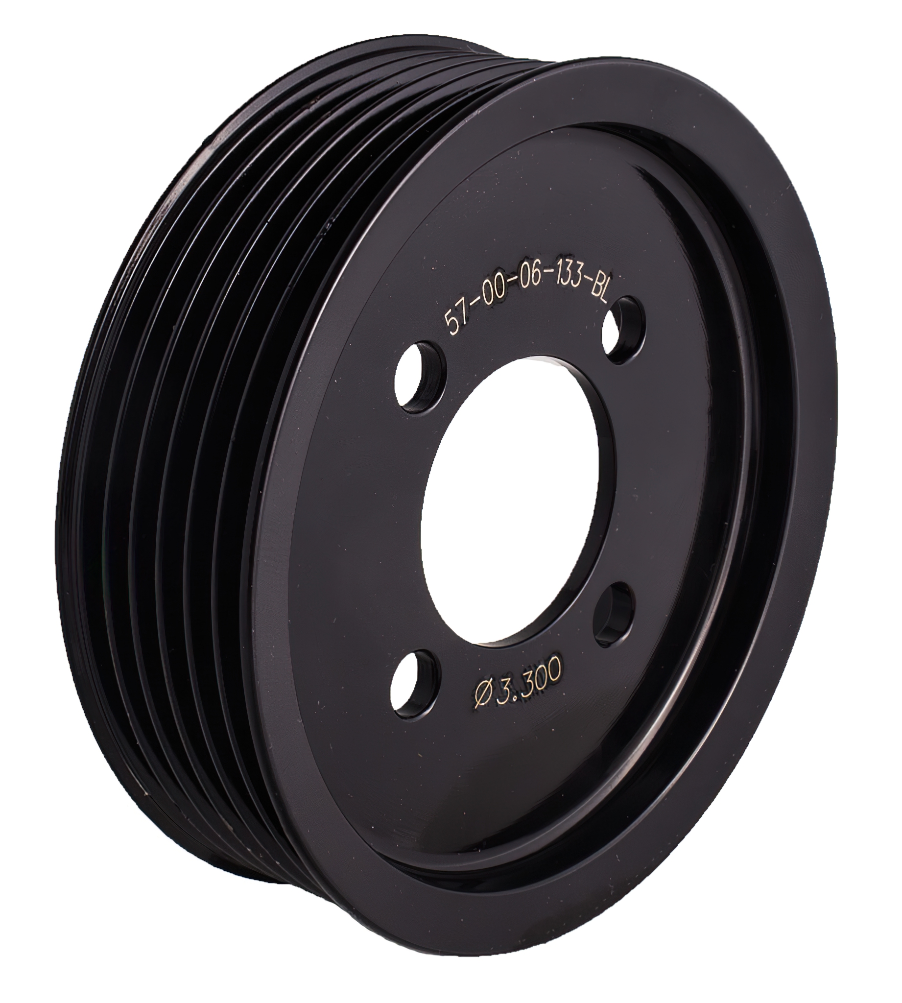 Magnuson 57-00-06-133-BL - Supercharger Pulley; Two-Piece 6 Rib 3.300" Diameter .400" Offset Magnuson 57-00-06-133-BL - Supercharger Pulley; Two-Piece 6 Rib 3.300" Diameter .400" Offset