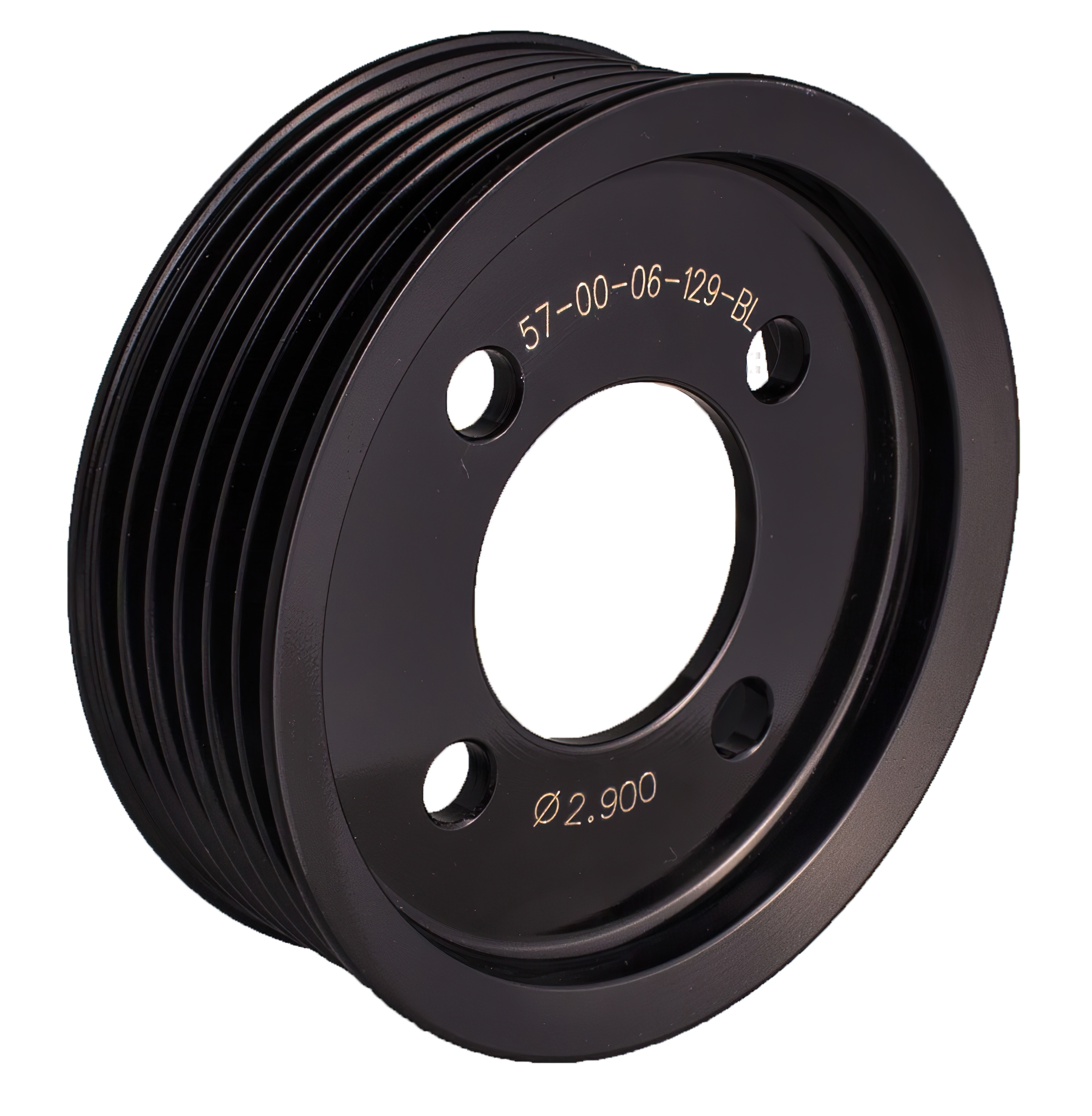 Magnuson 57-00-06-129-BL - Supercharger Pulley; Two-Piece 6 Rib 2.900" Diameter .400" Offset Magnuson 57-00-06-129-BL - Supercharger Pulley; Two-Piece 6 Rib 2.900" Diameter .400" Offset