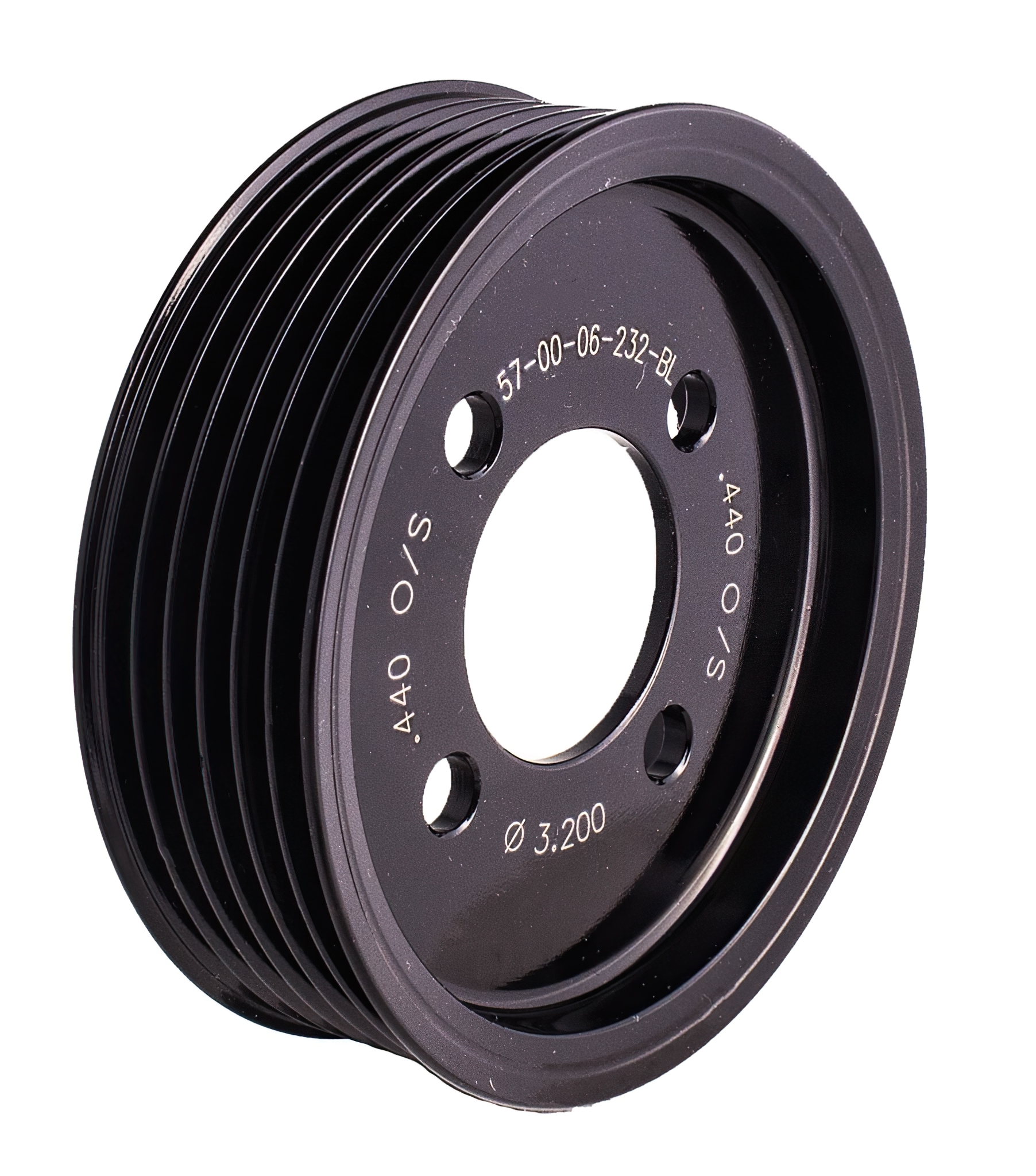 Magnuson 57-00-06-232-BL - Supercharger Pulley; Two-Piece 6 Rib 3.200" Diameter .440" Offset Magnuson 57-00-06-232-BL - Supercharger Pulley; Two-Piece 6 Rib 3.200" Diameter .440" Offset