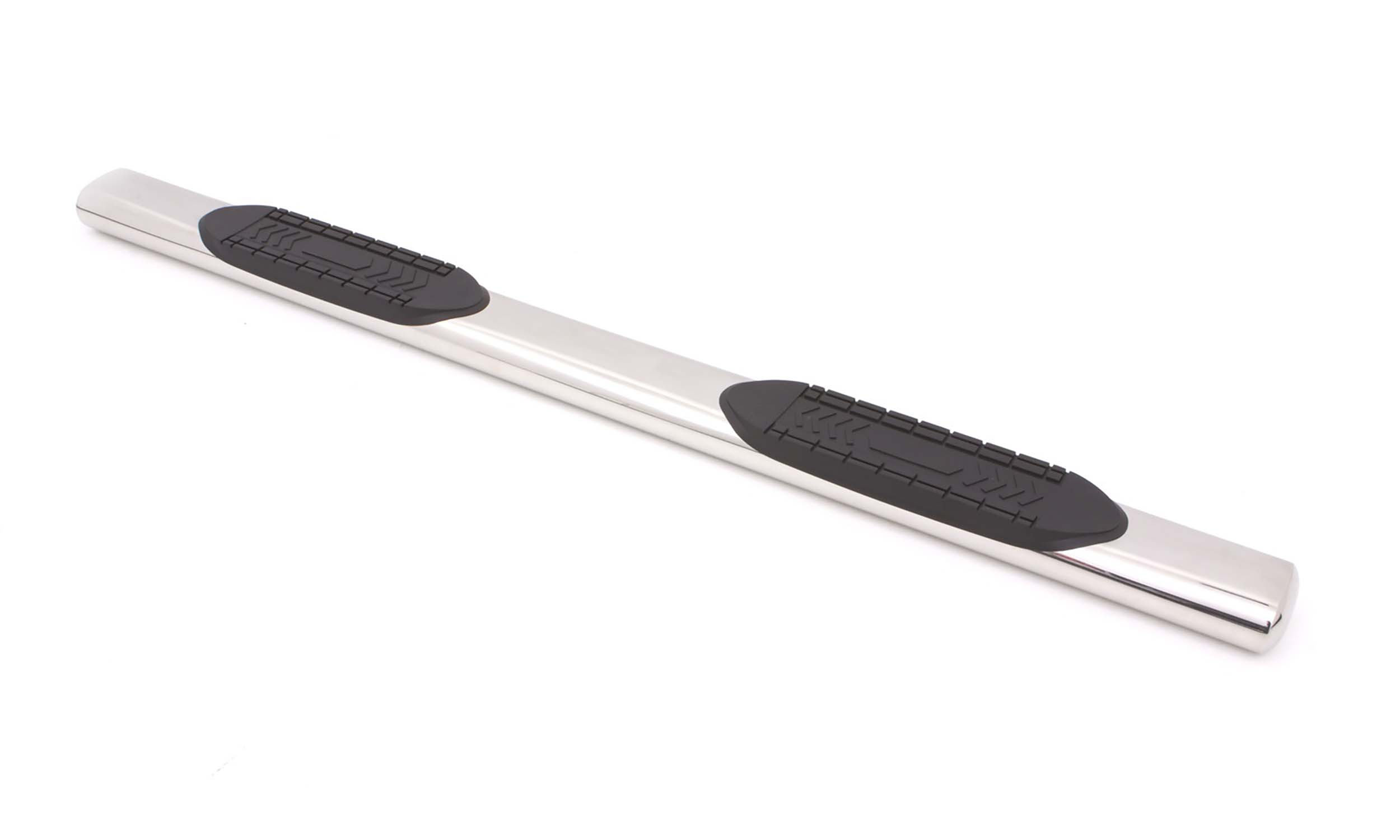 Lund 24310566 - 07-17 Chevy Silverado 1500 Ext. Cab 6in. Oval Straight SS Nerf Bars - Polished