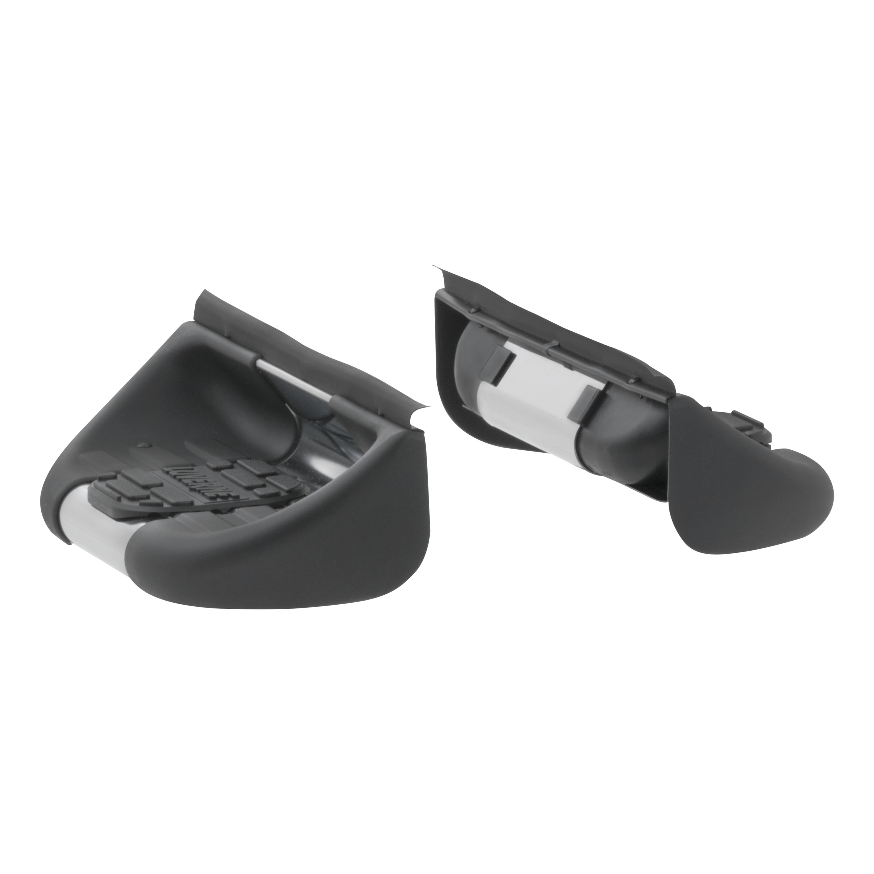 Luverne 481038 - Polish Stainless Steel Side Entry Step Box Extensions, Select Dodge, Ram