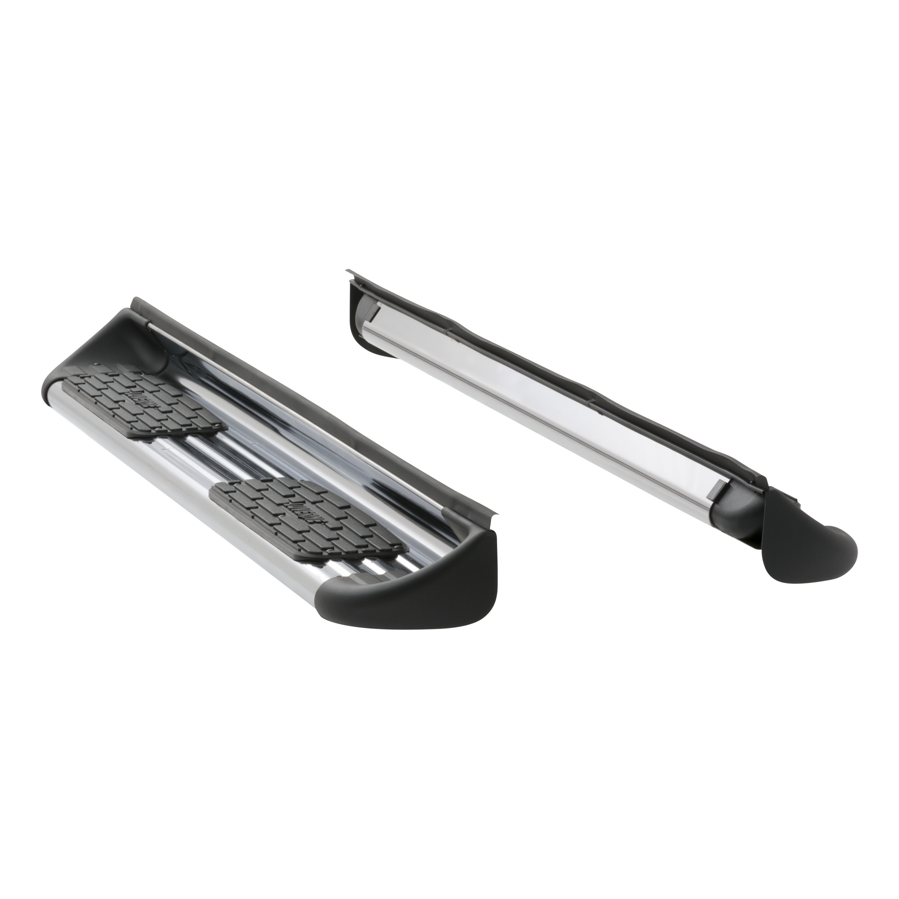 Luverne 481142-581143 - Polished Stainless Steel Side Entry Steps, Select Silverado, Sierra Extended Cab