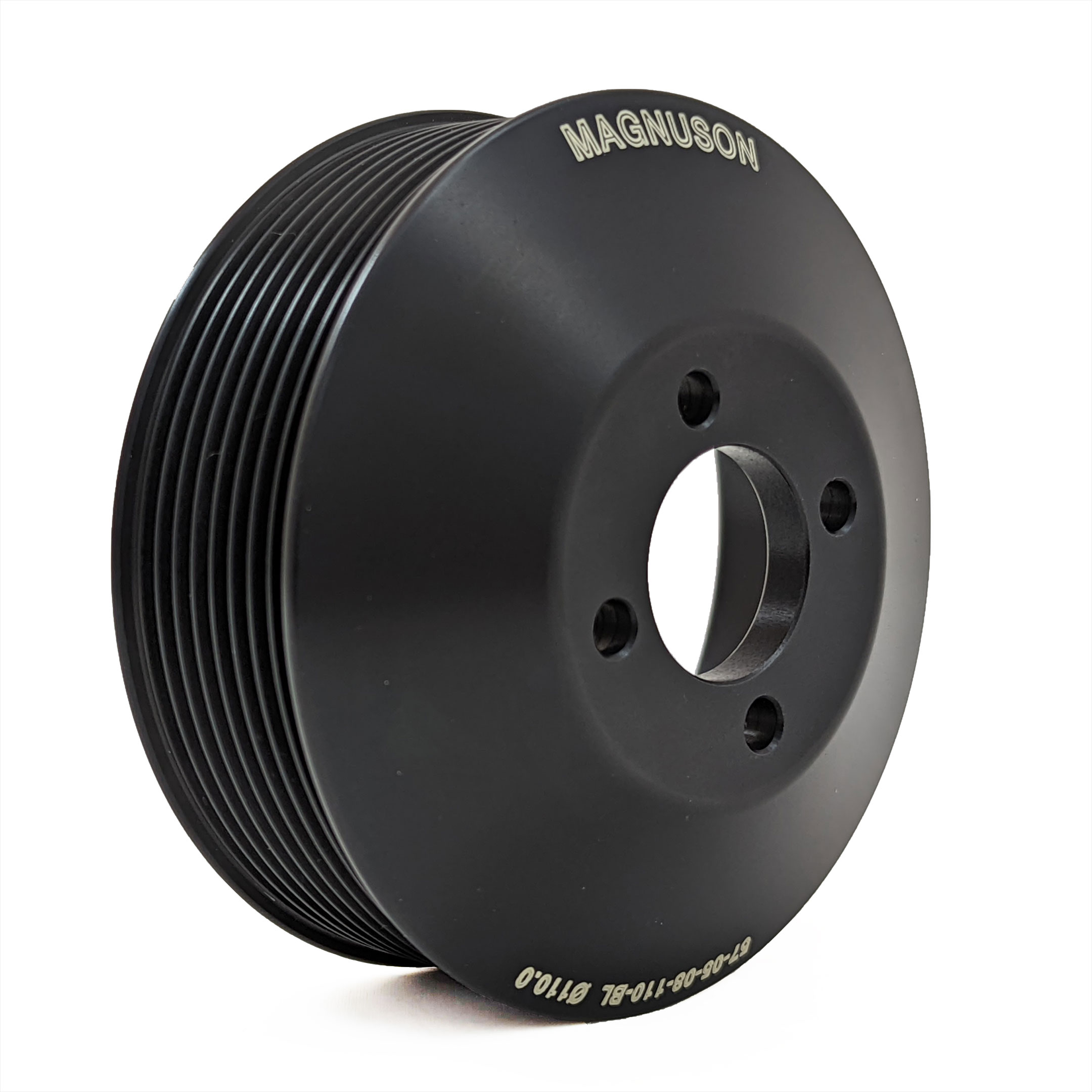 Magnuson 57-05-08-110-BL - Supercharger Pulley; Two-Piece 8 Rib 110mm Diameter Magnum DI Offset Magnuson 57-05-08-110-BL - Supercharger Pulley; Two-Piece 8 Rib 110mm Diameter Magnum DI Offset