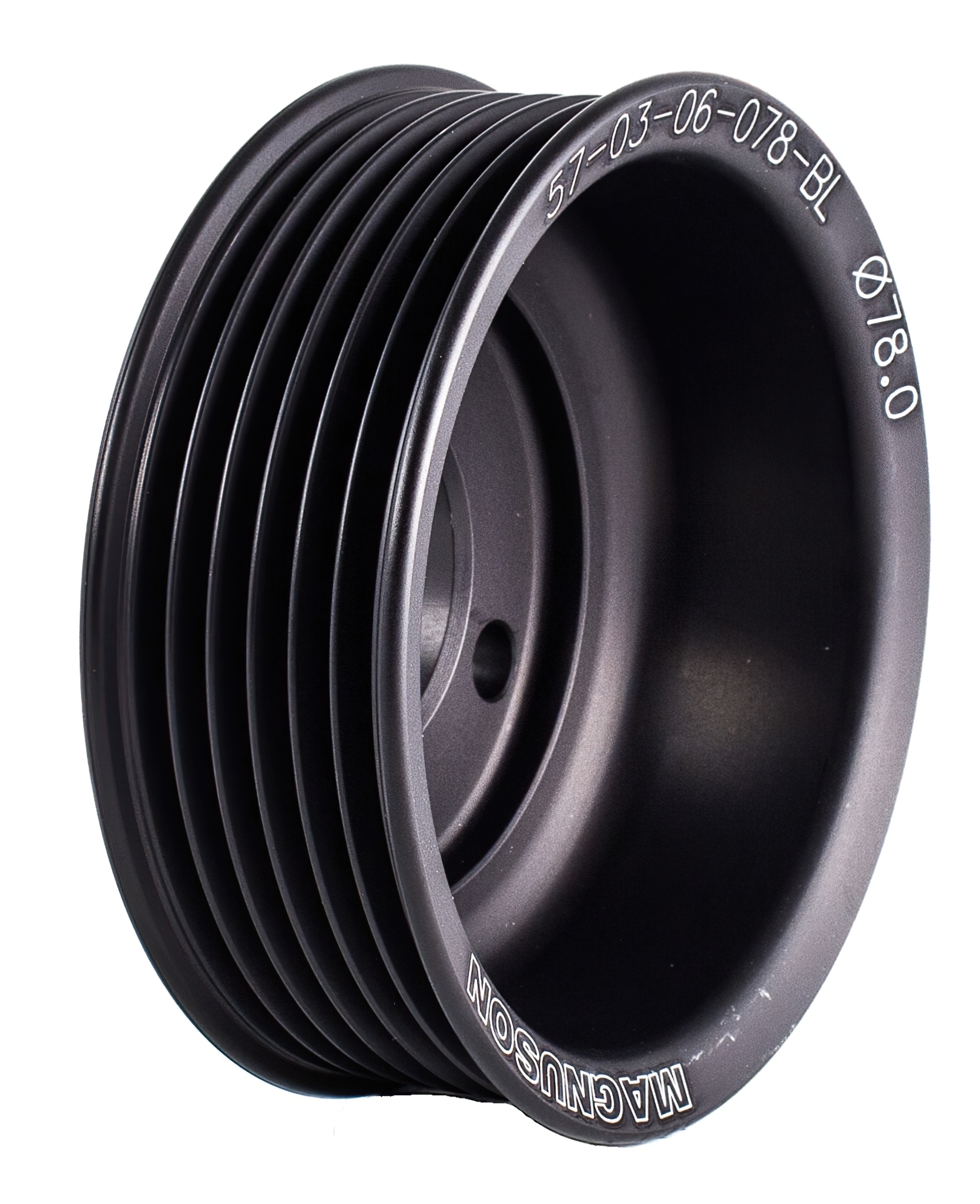 Magnuson 57-03-06-078-BL - Supercharger Pulley; Two-Piece 6 Rib 78mm Diameter 15.57mm Offset Magnuson 57-03-06-078-BL - Supercharger Pulley; Two-Piece 6 Rib 78mm Diameter 15.57mm Offset