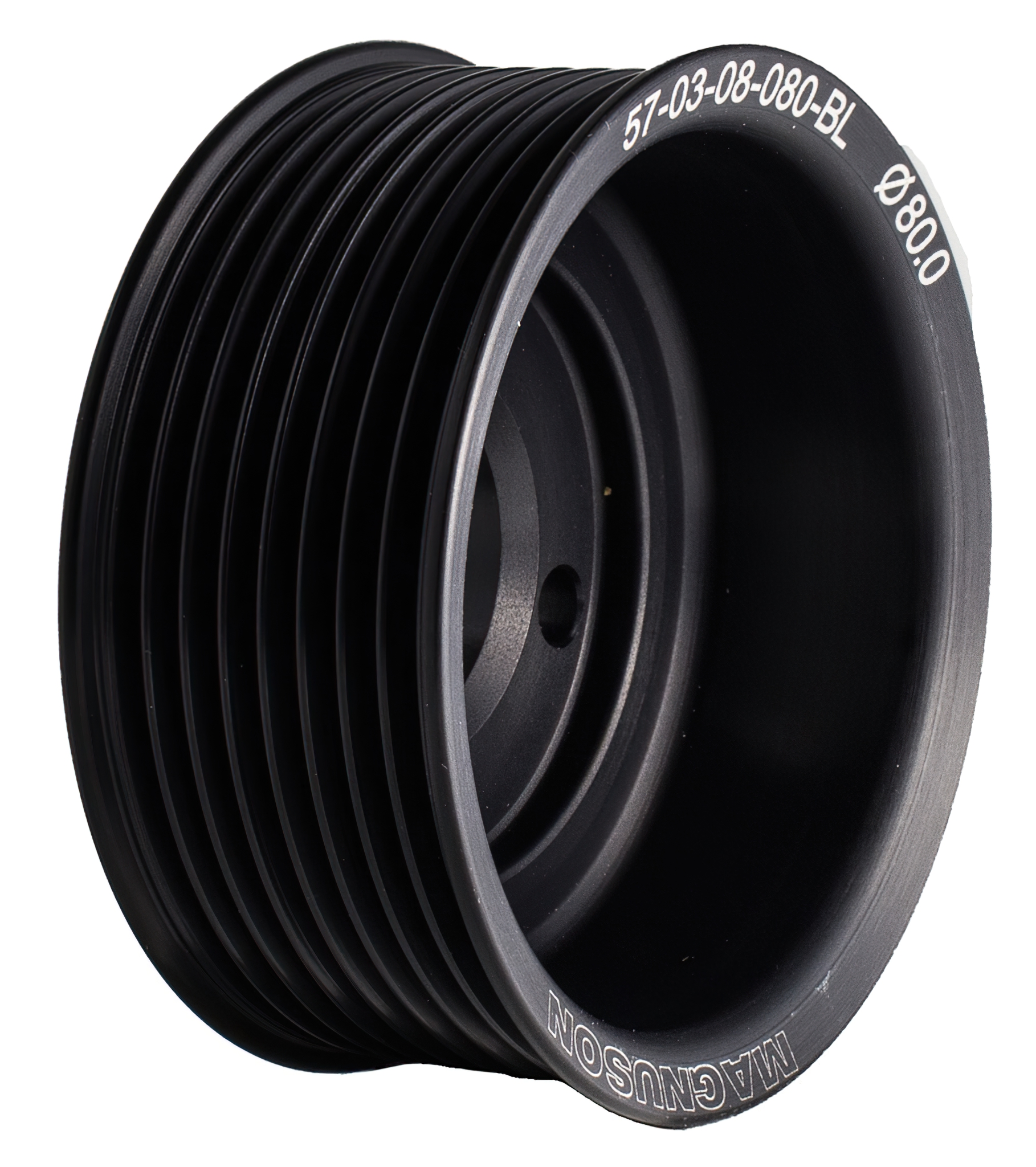 Magnuson 57-03-08-080-BL - Supercharger Pulley; Two-Piece 8 Rib 80mm Diameter xxmm Offset Magnuson 57-03-08-080-BL - Supercharger Pulley; Two-Piece 8 Rib 80mm Diameter xxmm Offset