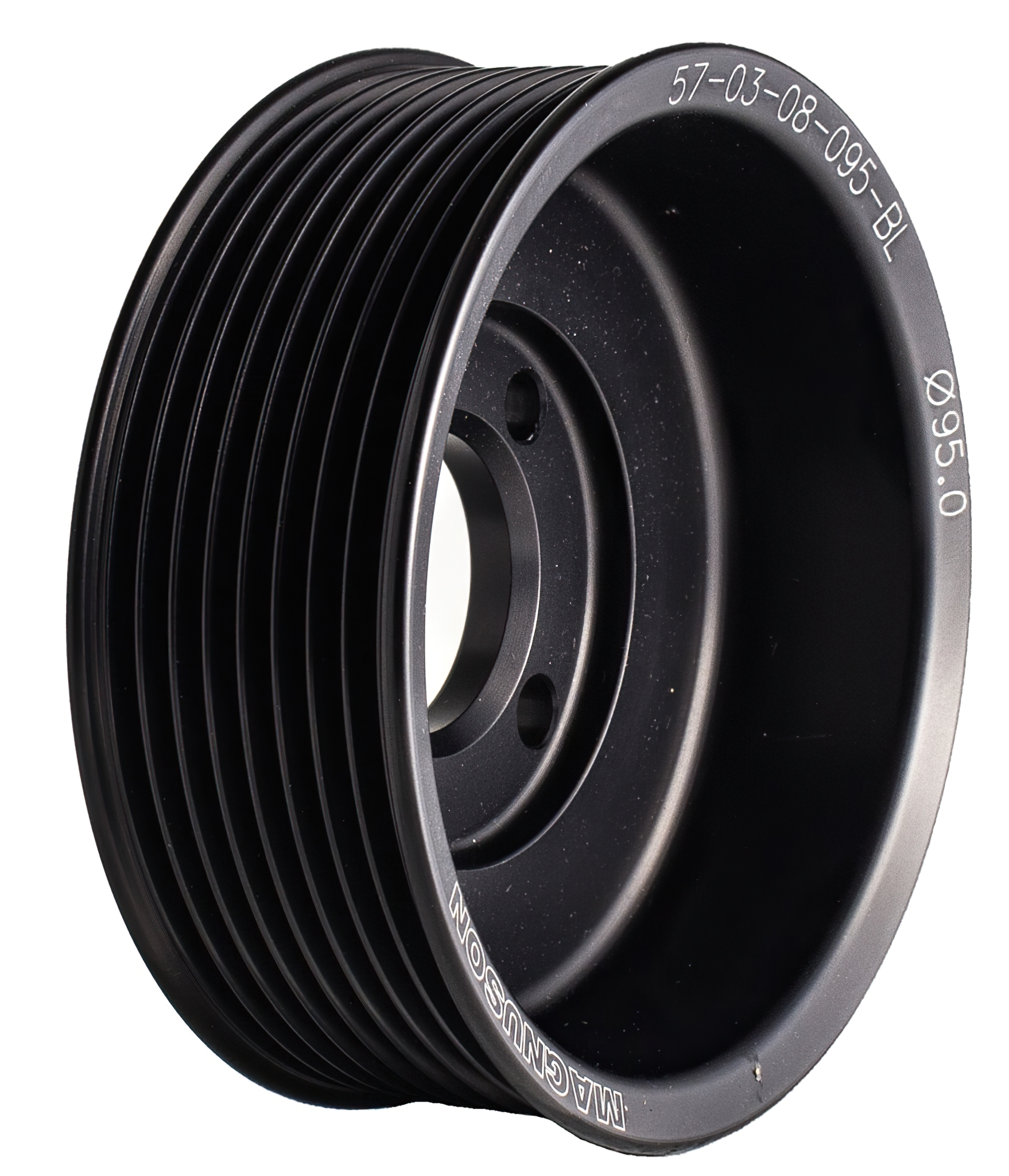 Magnuson 57-03-08-095-BL - Supercharger Pulley; Two-Piece 8 Rib 95mm Diameter xxmm Offset Magnuson 57-03-08-095-BL - Supercharger Pulley; Two-Piece 8 Rib 95mm Diameter xxmm Offset