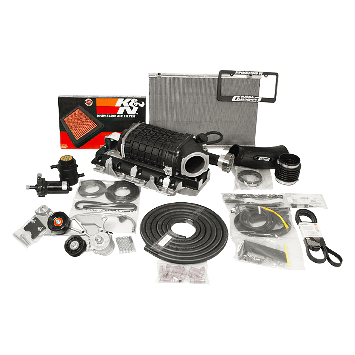 Magnuson 01-19-59-995-BL - TVS1900 Radix Retro Supercharger System for 2011-2013 Silverado/Sierra 5.3L