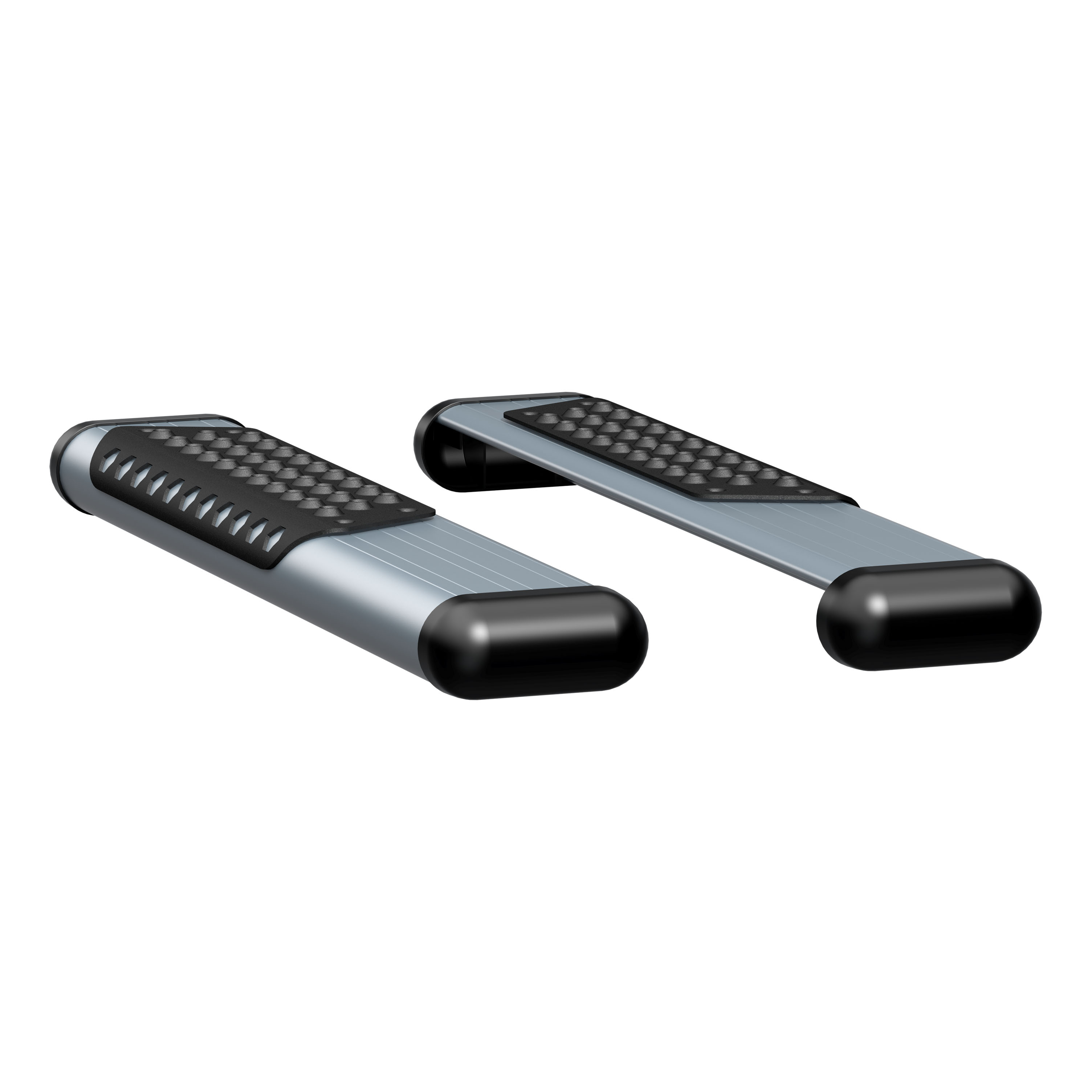Luverne 583036-571720 - O-Mega II 6" x 36" Silver Aluminum Side Steps, Select Ford Transit-150, 250, 350