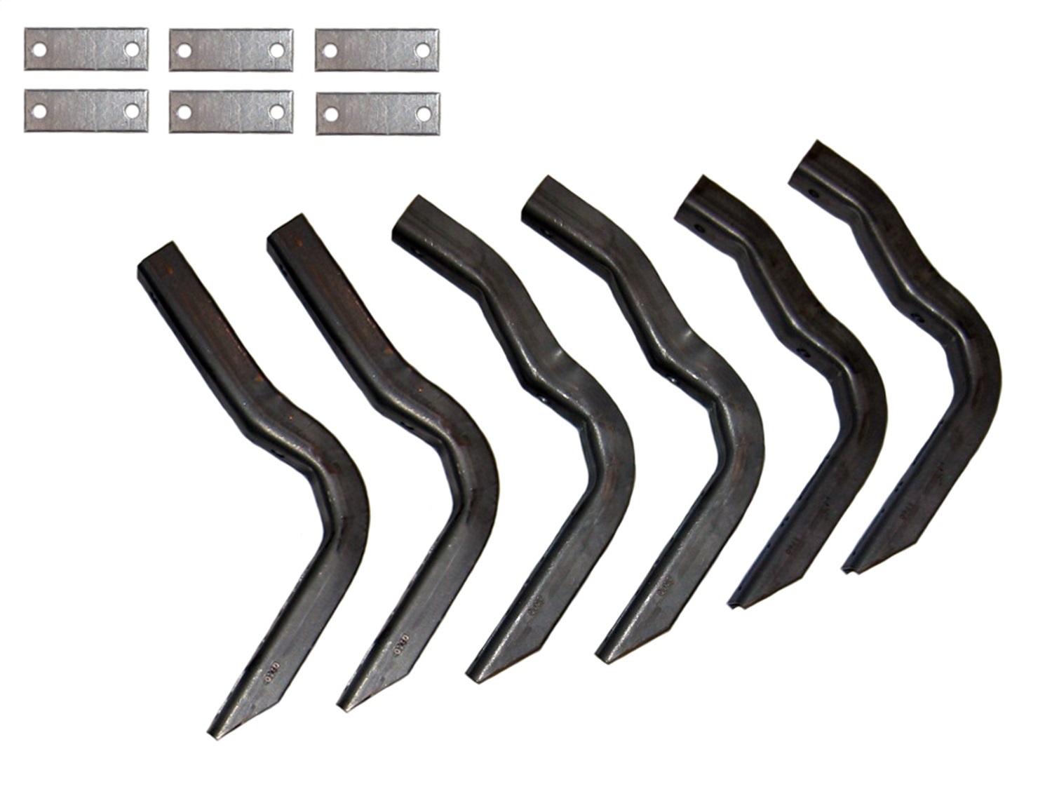 Lund 300057 - 05-12 Dodge Dakota Quad Cab EZ Running Board Mounting Bracket Kit - Brite Lund 300057 - 05-12 Dodge Dakota Quad Cab EZ Running Board Mounting Bracket Kit - Brite