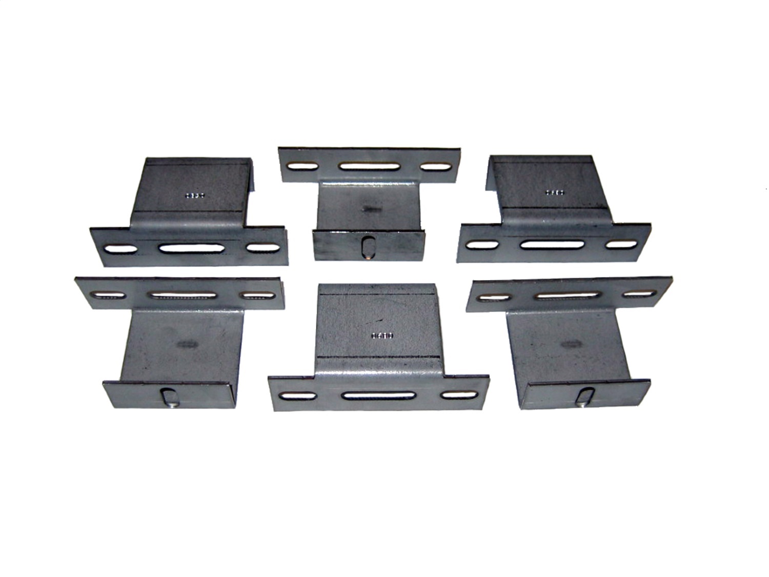 Lund 300010 - 99-16 Ford F-250 Std. Cab (54in) EZ Running Board Mounting Bracket Kit - Brite