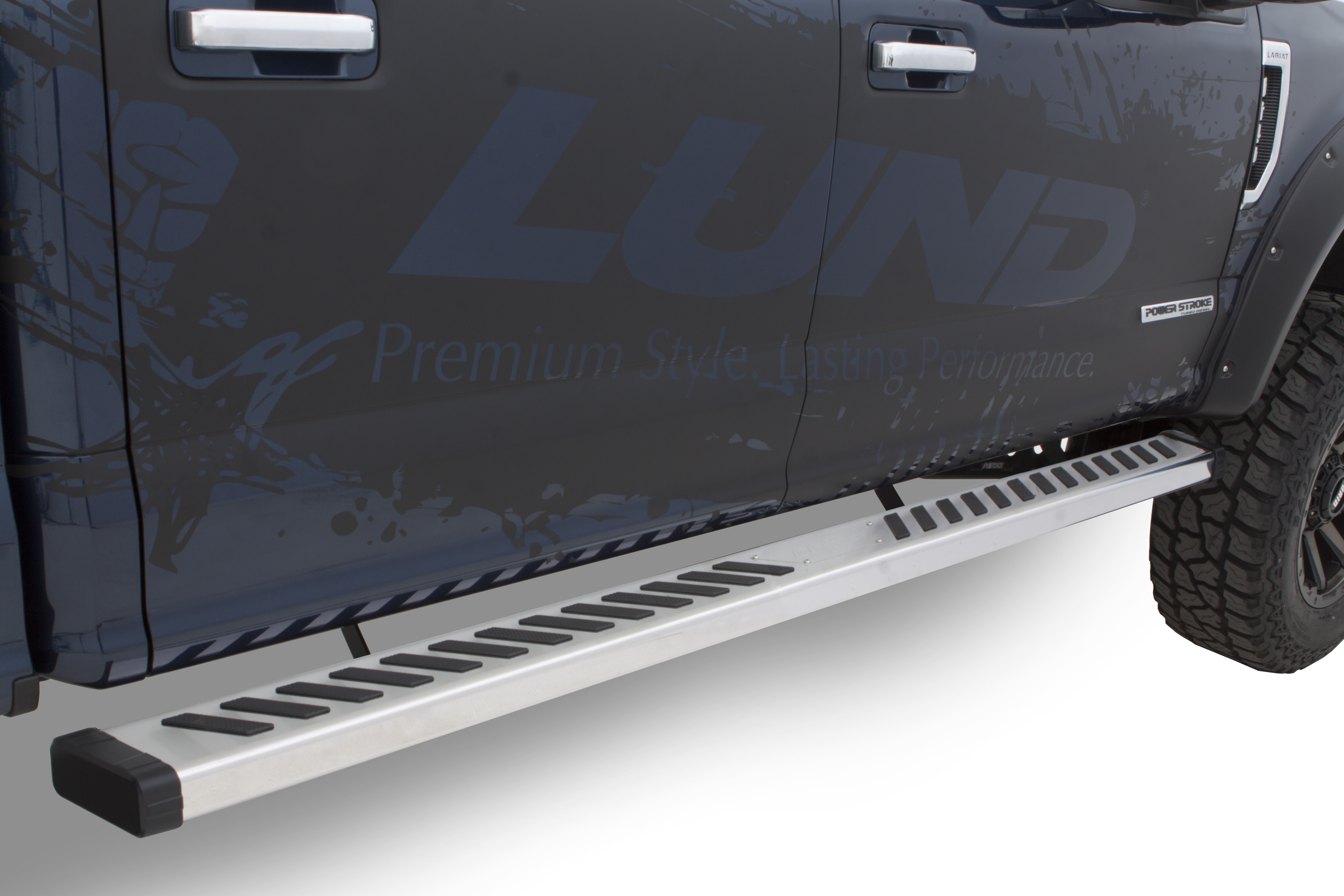 Lund 28665027 - 09-17 Dodge Ram 1500 Quad Cab Summit Ridge 2.0 Running Boards - Stainless