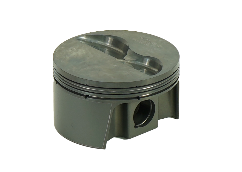 Mahle Motorsport 197753140-1 - SMALL BLOCK CHEVY 21 degree FLAT TOP Gasported / Asymmetrical Valve Pockets PowerPak Plus SINGLE PISTON (197753140) 4.040 x 1.125CH, 3.500stroke,6.125rod,0.927pin,-8.9cc,406g