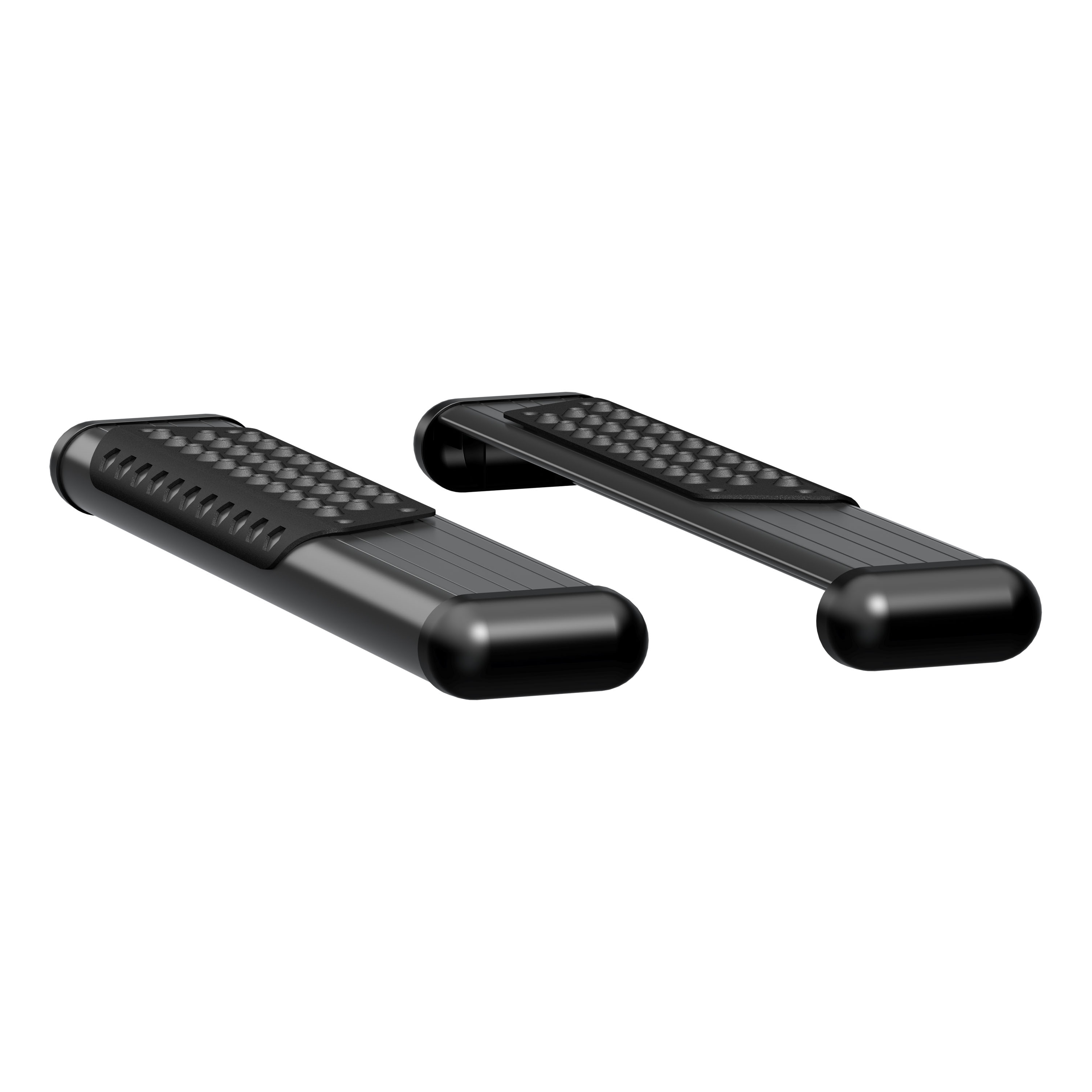 Luverne 584036-571720 - O-Mega II 6" x 36" Black Aluminum Side Steps, Select Ford Transit-150, 250, 350