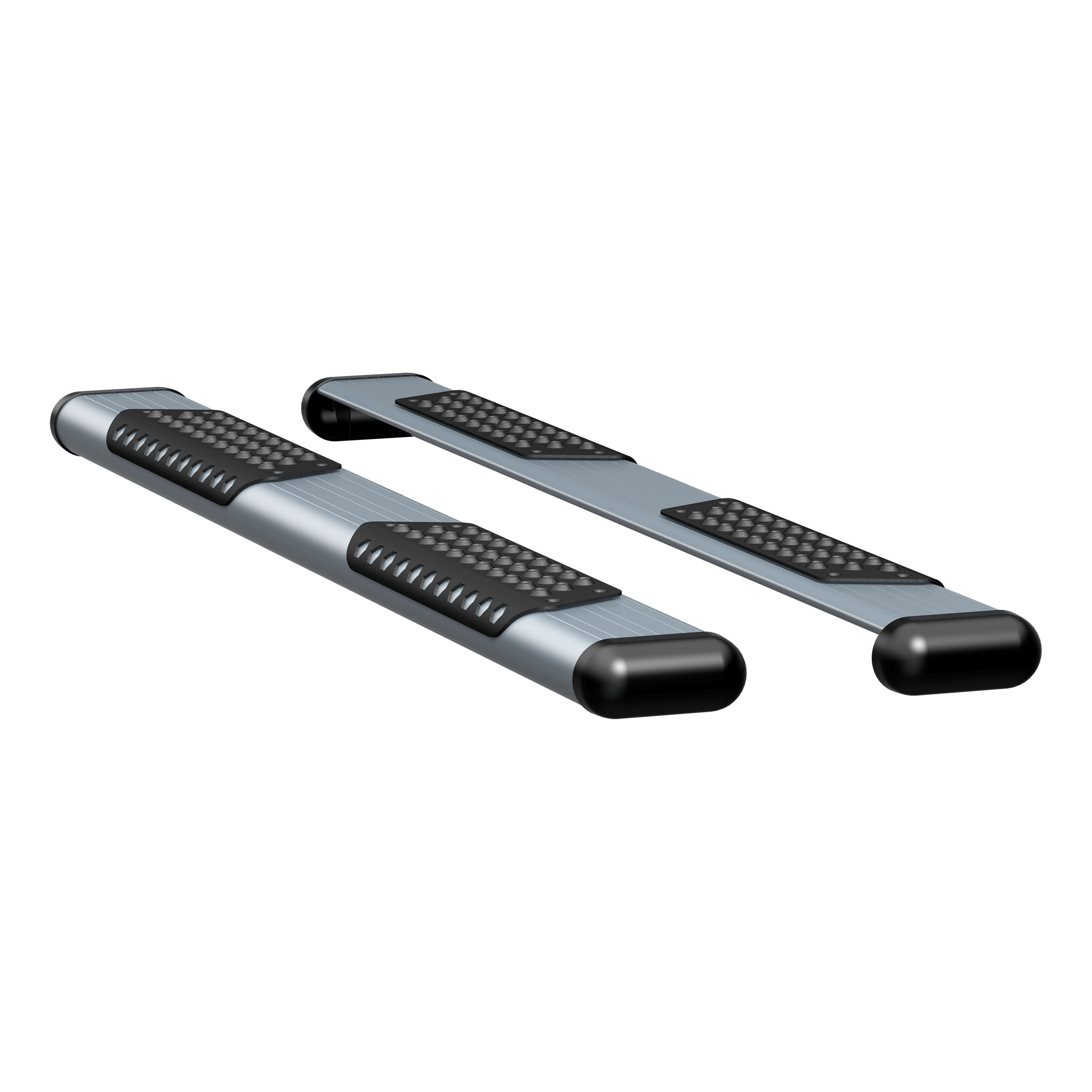 Luverne 583060-571031 - O-Mega II 6" x 60" Silver Aluminum Side Steps, Select Ram 1500, 2500, 3500