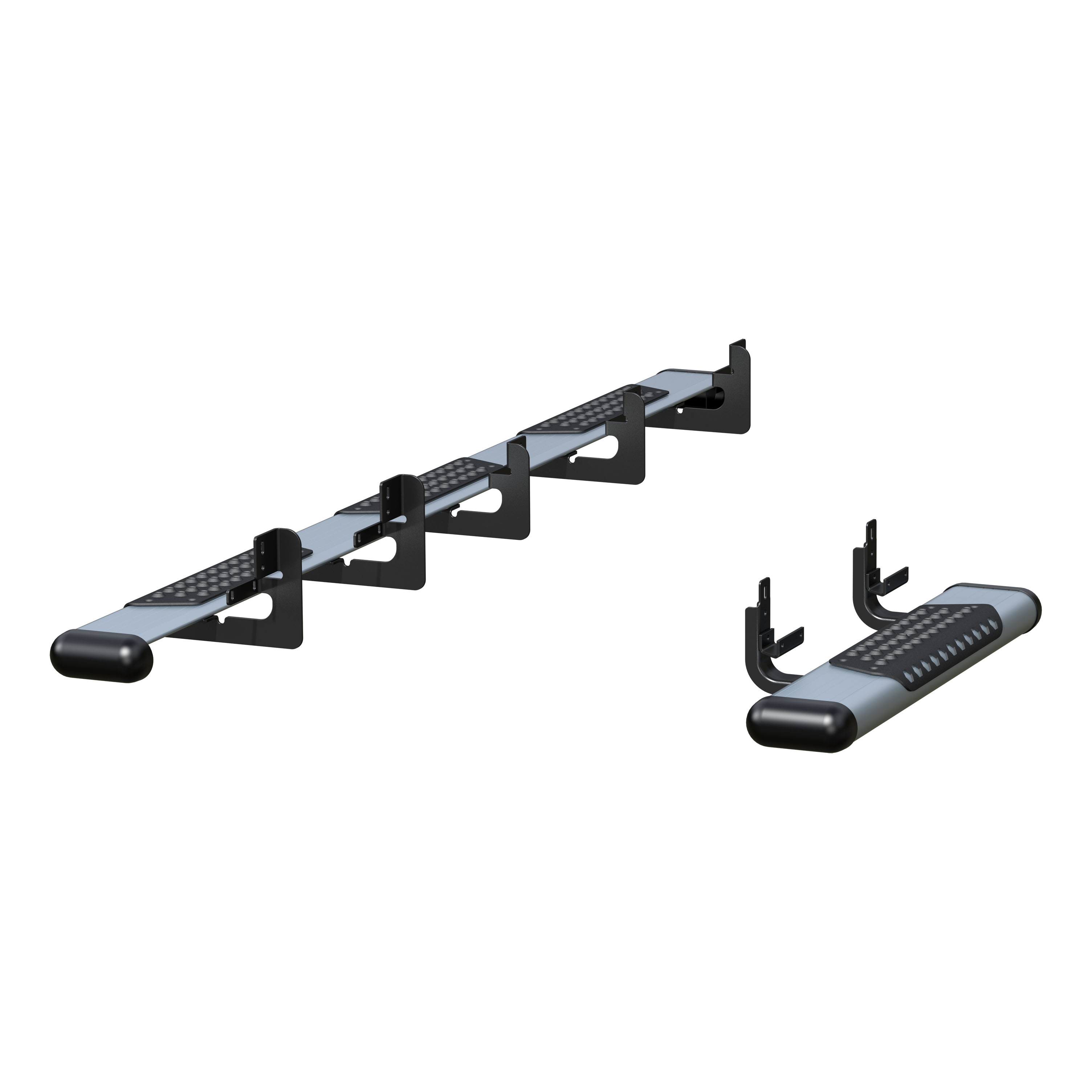 Luverne 583100-570747 - O-Mega II 6" x 36", 100" Silver Aluminum Side Steps, Select Sprinter 2500, 3500 Luverne 583100-570747 - O-Mega II 6" x 36", 100" Silver Aluminum Side Steps, Select Sprinter 2500, 3500