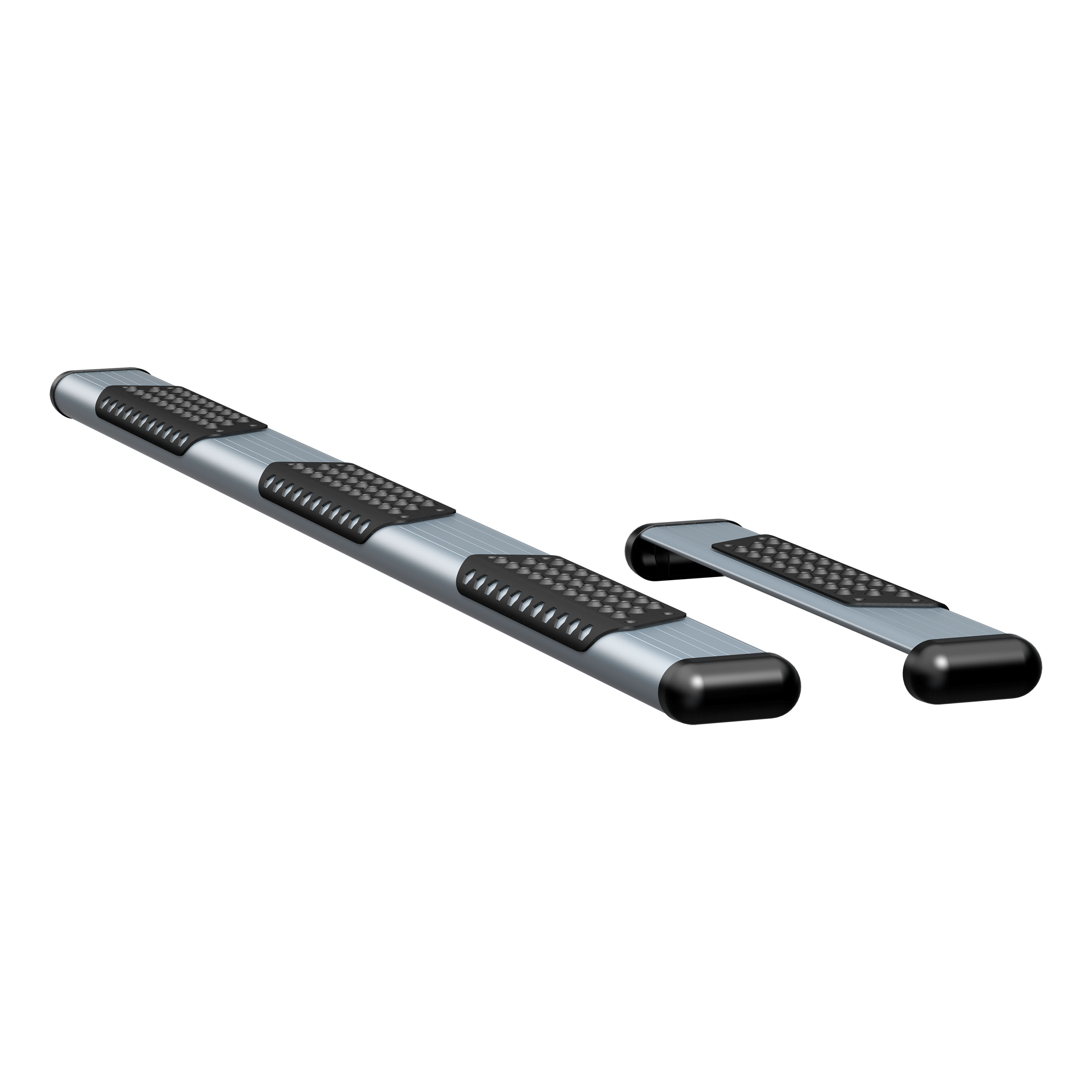 Luverne 583100-570344 - O-Mega II 6" x 36", 100" Silver Aluminum Side Steps, Select Express, Savana