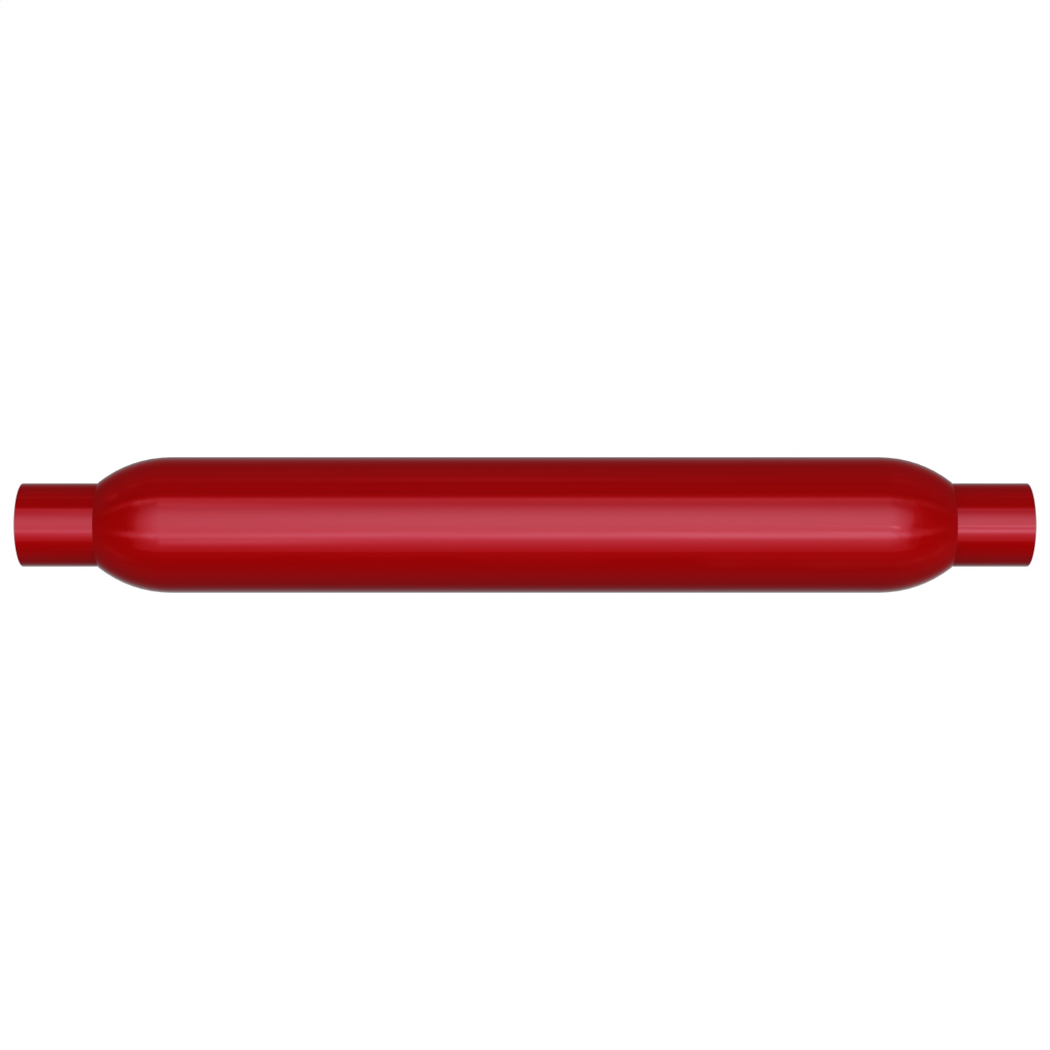 Magnaflow 13125 - Muffler Red Pack Series Glasspack 3.5in Rd 18in Body Length 2.25in/2.25in Inlet/Outlet