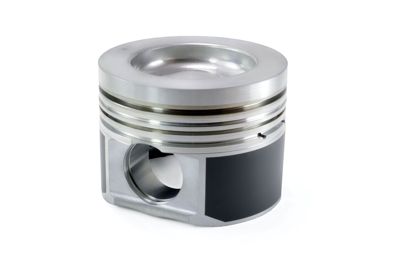 Mahle Motorsport 930029895 - Mahle MS Piston Set Duramax 4.095in Bore 3.898in Stk 6.417in Rod 1.358 Pin -41.8cc 16.6 CR Set of 8