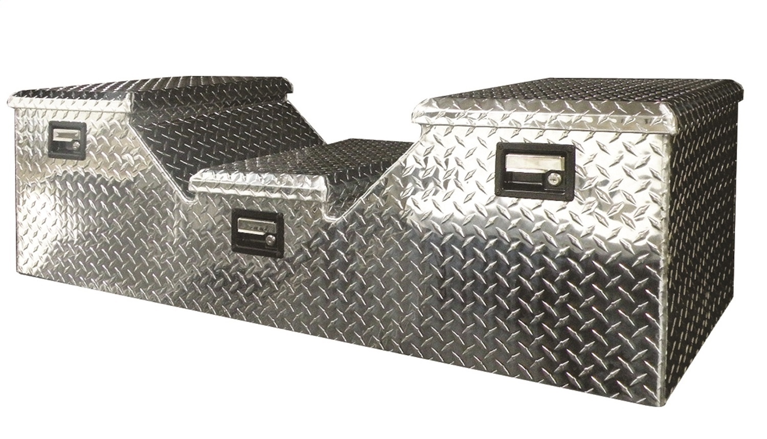 Lund 6132 - 5th Wheel Truck Box, Brite Aluminum