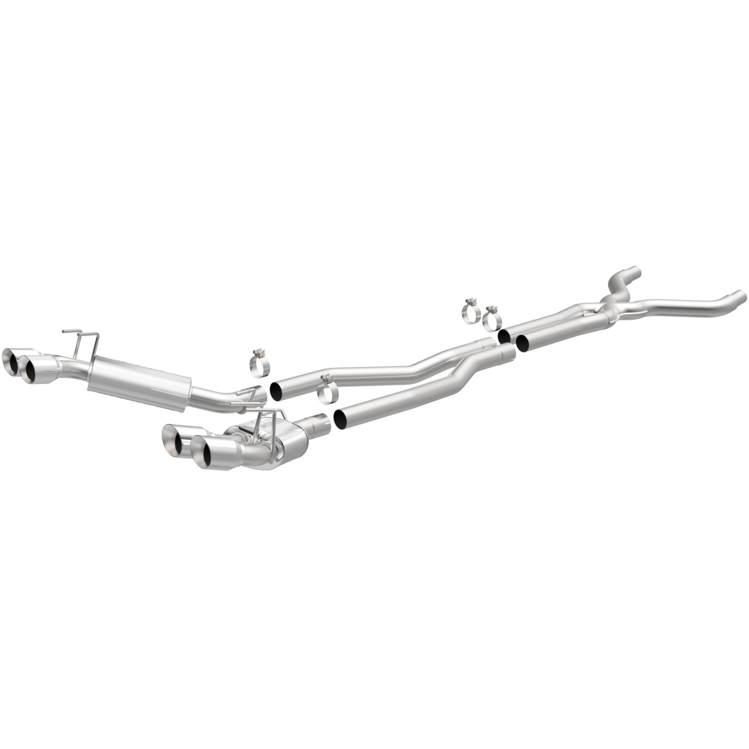 Magnaflow 15053 - 13 Chevy Camaro V8 6.2L S/C Quad Split Rear Exit Cat Back Perf Exhaust Magnaflow 15053 - 13 Chevy Camaro V8 6.2L S/C Quad Split Rear Exit Cat Back Perf Exhaust