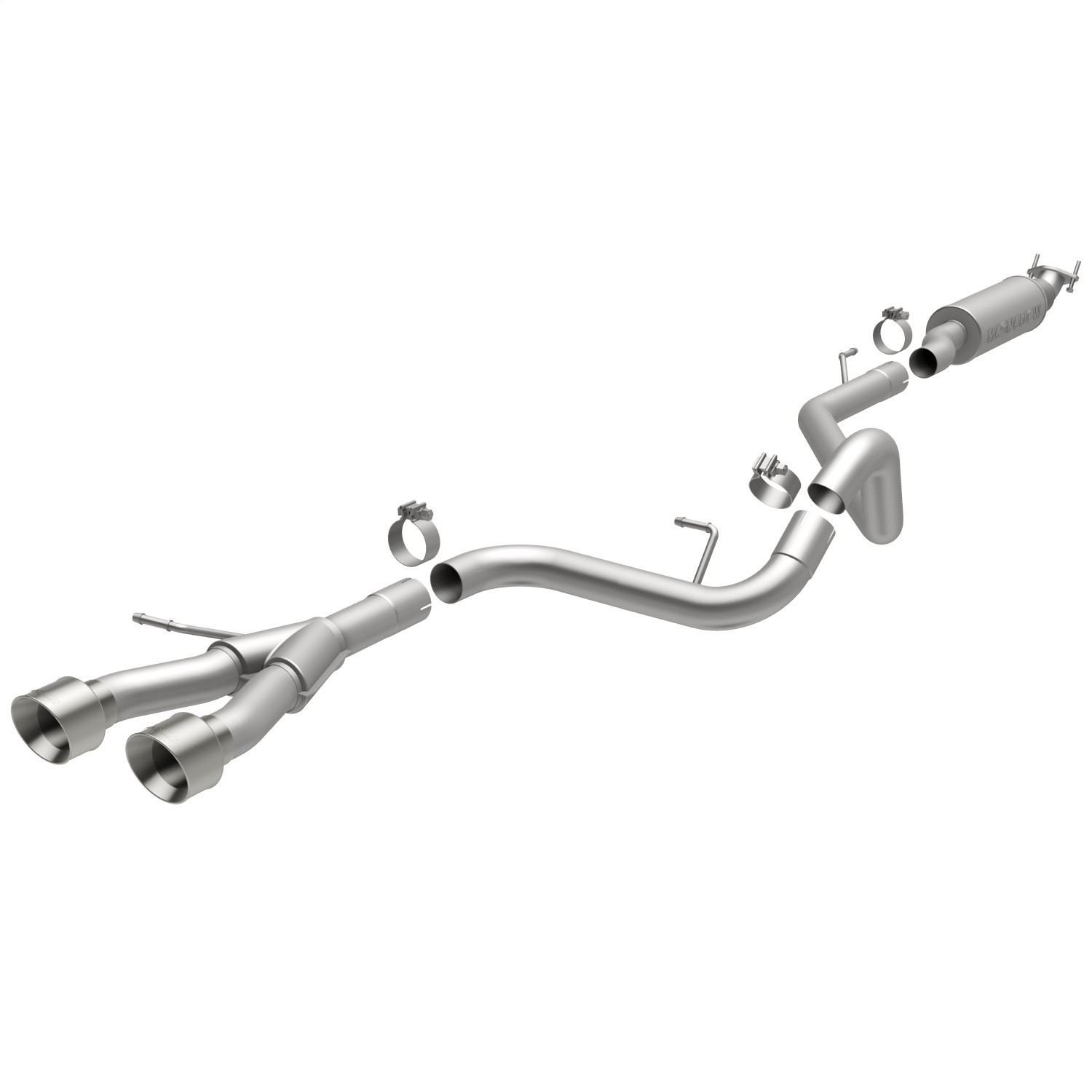 Magnaflow 15215 - 13 Hyundai Veloster 1.6L Turbo Dual Center Rear Exit Stainless Cat Back Perf Exhaust Magnaflow 15215 - 13 Hyundai Veloster 1.6L Turbo Dual Center Rear Exit Stainless Cat Back Perf Exhaust