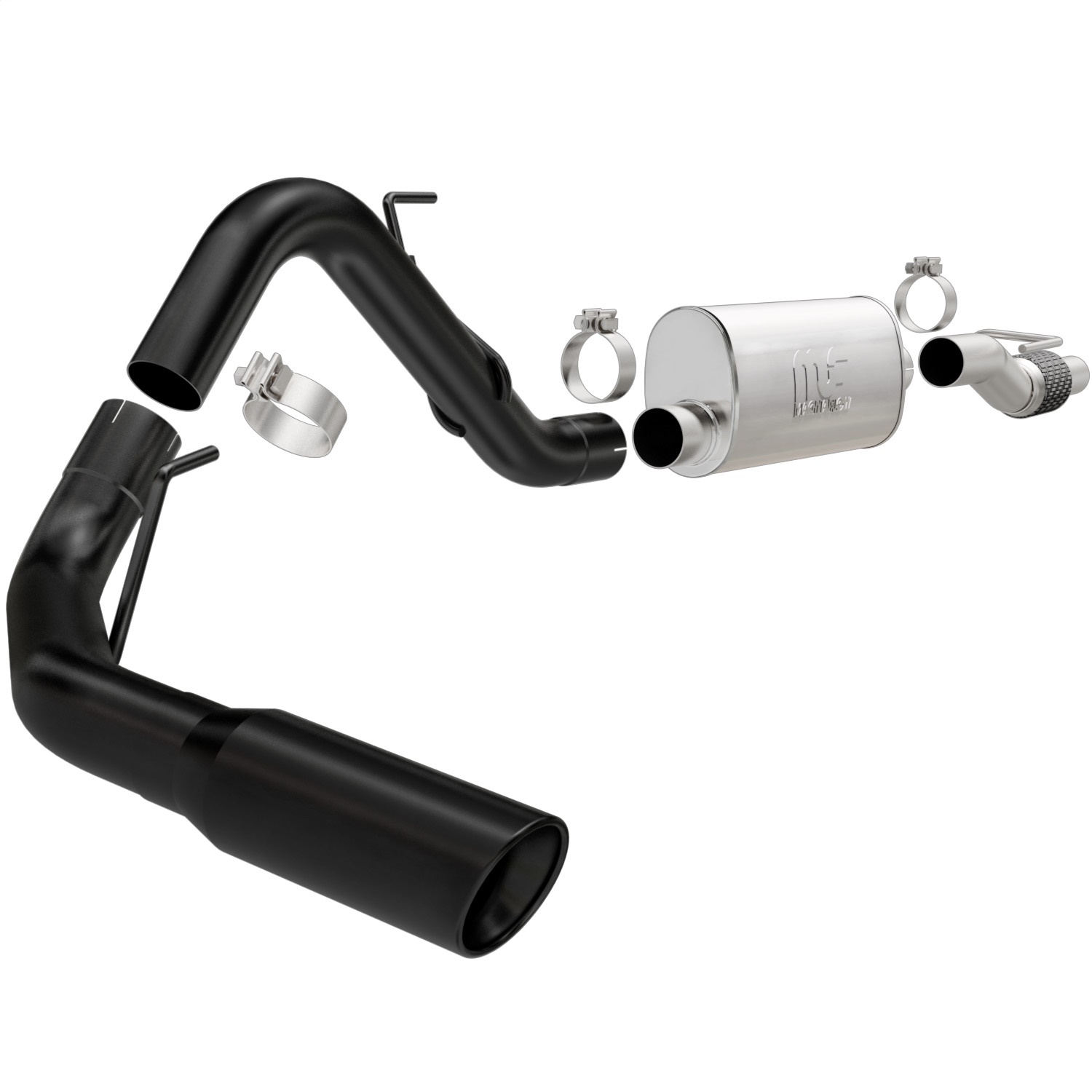 Magnaflow 15364 - SYS Cat-Back 11-14 Ford F-150 3.5L V6 EcoBoost 3in Black Single Side Exit Rear 3 Tip Magnaflow 15364 - SYS Cat-Back 11-14 Ford F-150 3.5L V6 EcoBoost 3in Black Single Side Exit Rear 3 Tip