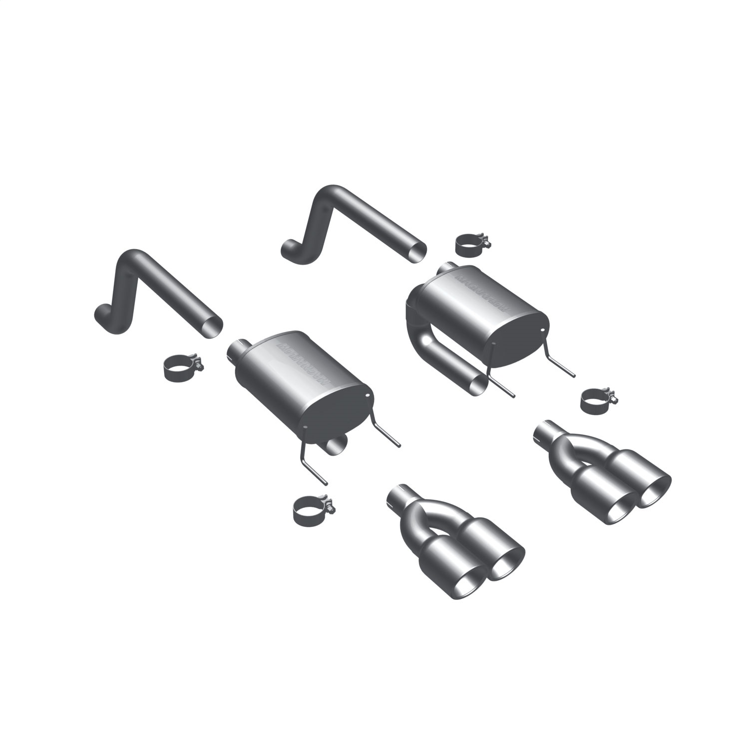 Magnaflow 16593 - SYS C/B 2009 Corvette 6.2L Axl-Back