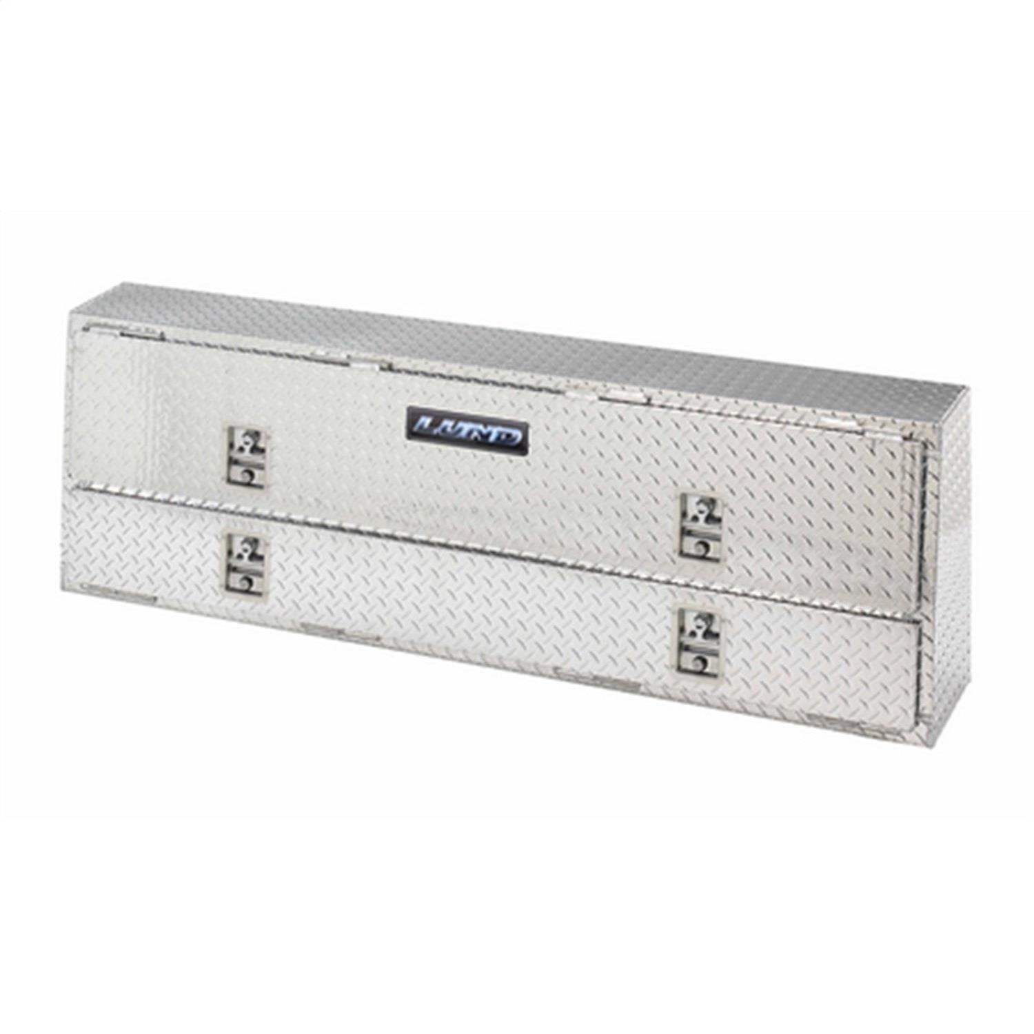 Lund 8272 - 72-Inch Professional Rail Truck Box, Brite Aluminum