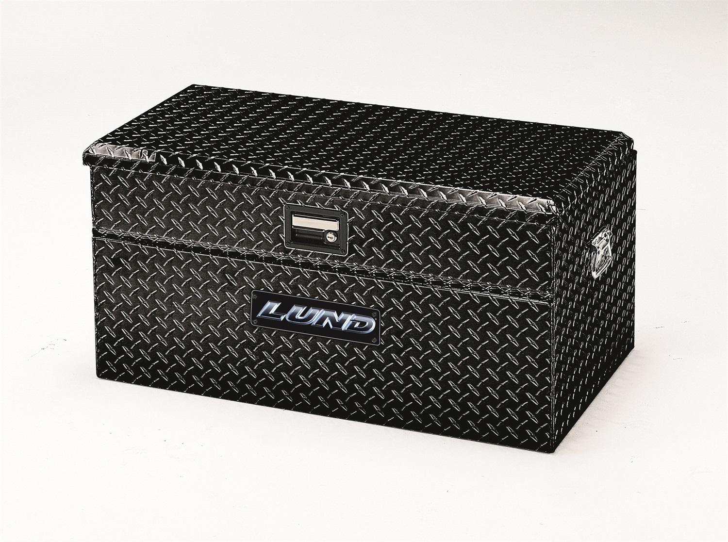 Lund 79440 - 40-Inch Flush Mount Truck Tool Box, Black Aluminum