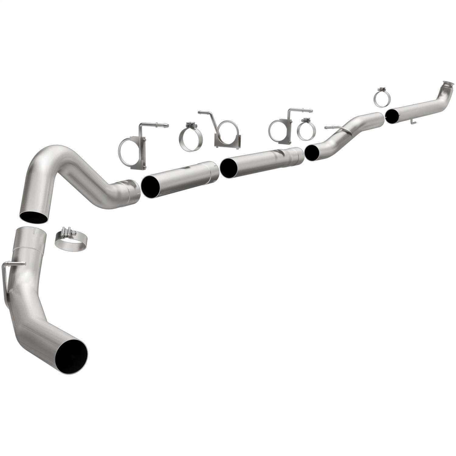 Magnaflow 18980 - Aluminized Custom Builder Pipe Series Downpipe-Back Performance Exhaust System