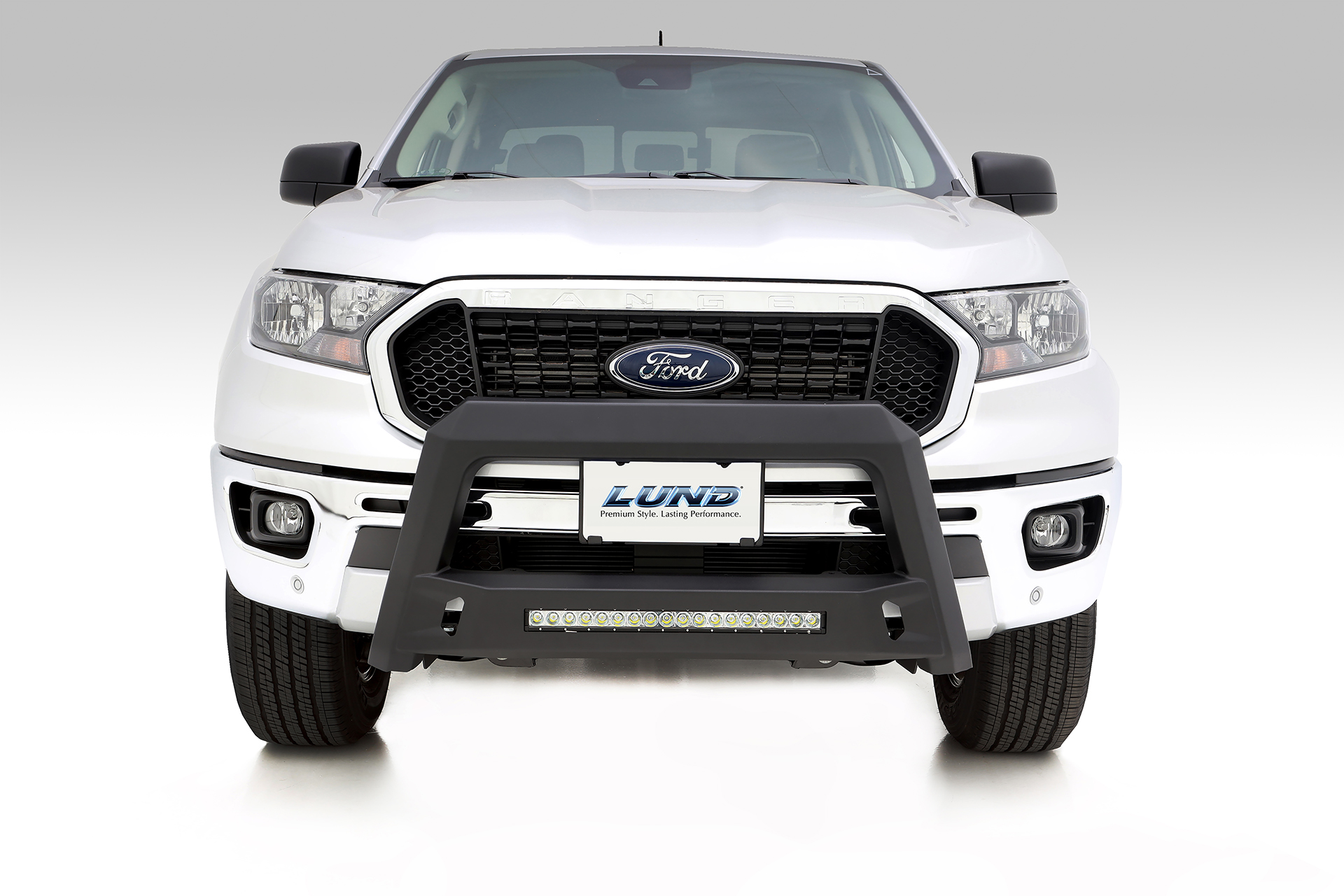 Lund 86521308 - Revolution Black Steel Bull Bar with Integrated LED Light Bar for 2019-2024 Ram 2500/3500 Lund 86521308 - Revolution Black Steel Bull Bar with Integrated LED Light Bar for 2019-2024 Ram 2500/3500