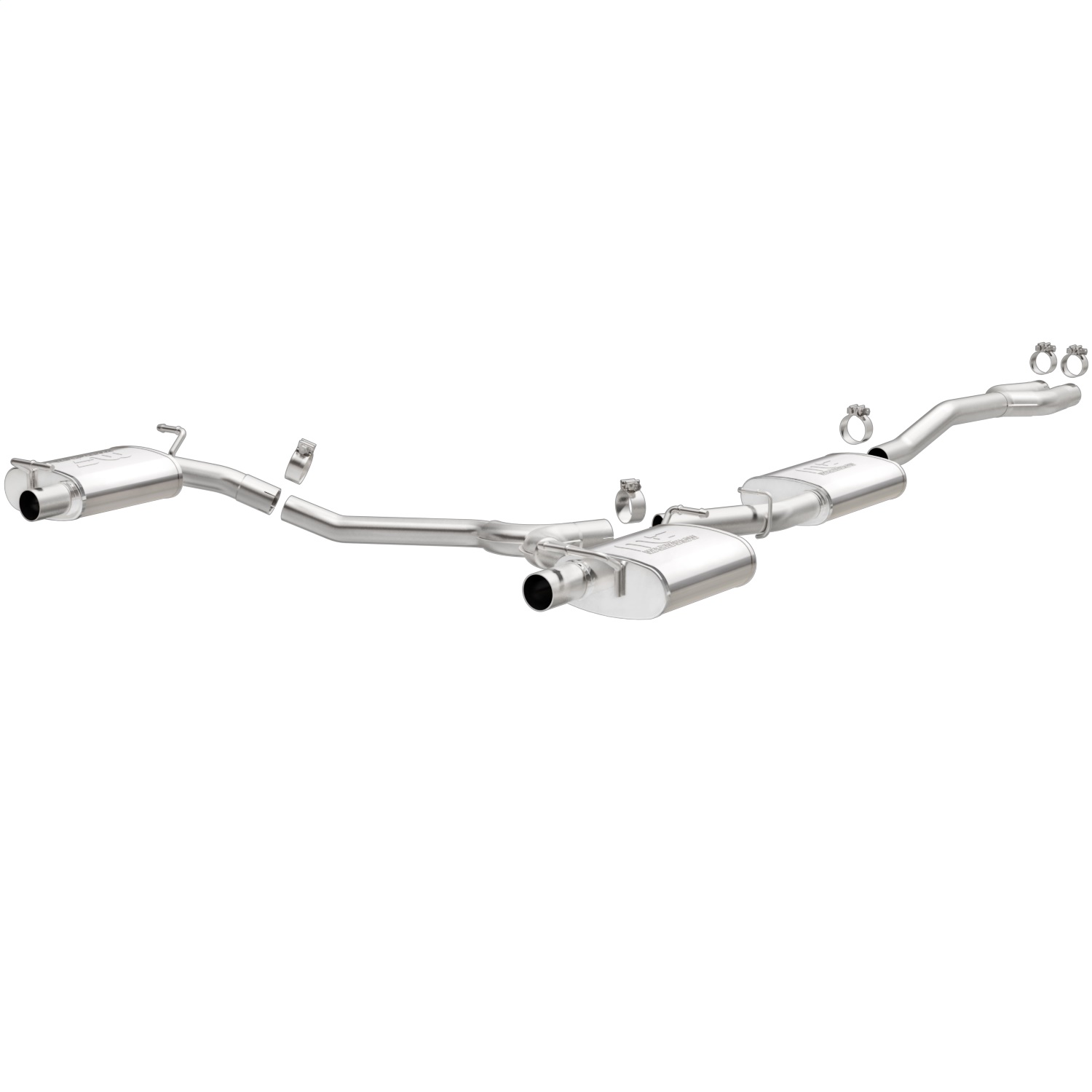 Magnaflow 19225 - Cat-Back SS Dual Split Rear Exit 2015 Dodge Charger/Chrysler 300C 3.6L V6 (Uses OEM Tips) Magnaflow 19225 - Cat-Back SS Dual Split Rear Exit 2015 Dodge Charger/Chrysler 300C 3.6L V6 (Uses OEM Tips)