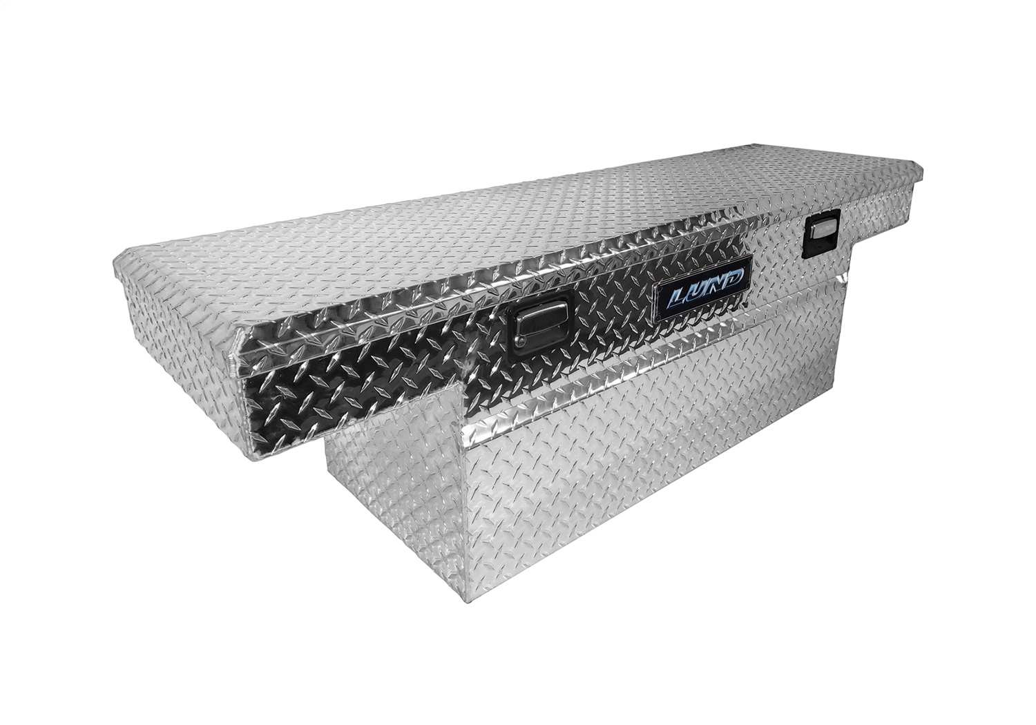 Lund 9309 - 59-Inch Cross Bed Truck Tool Box, Brite Aluminum