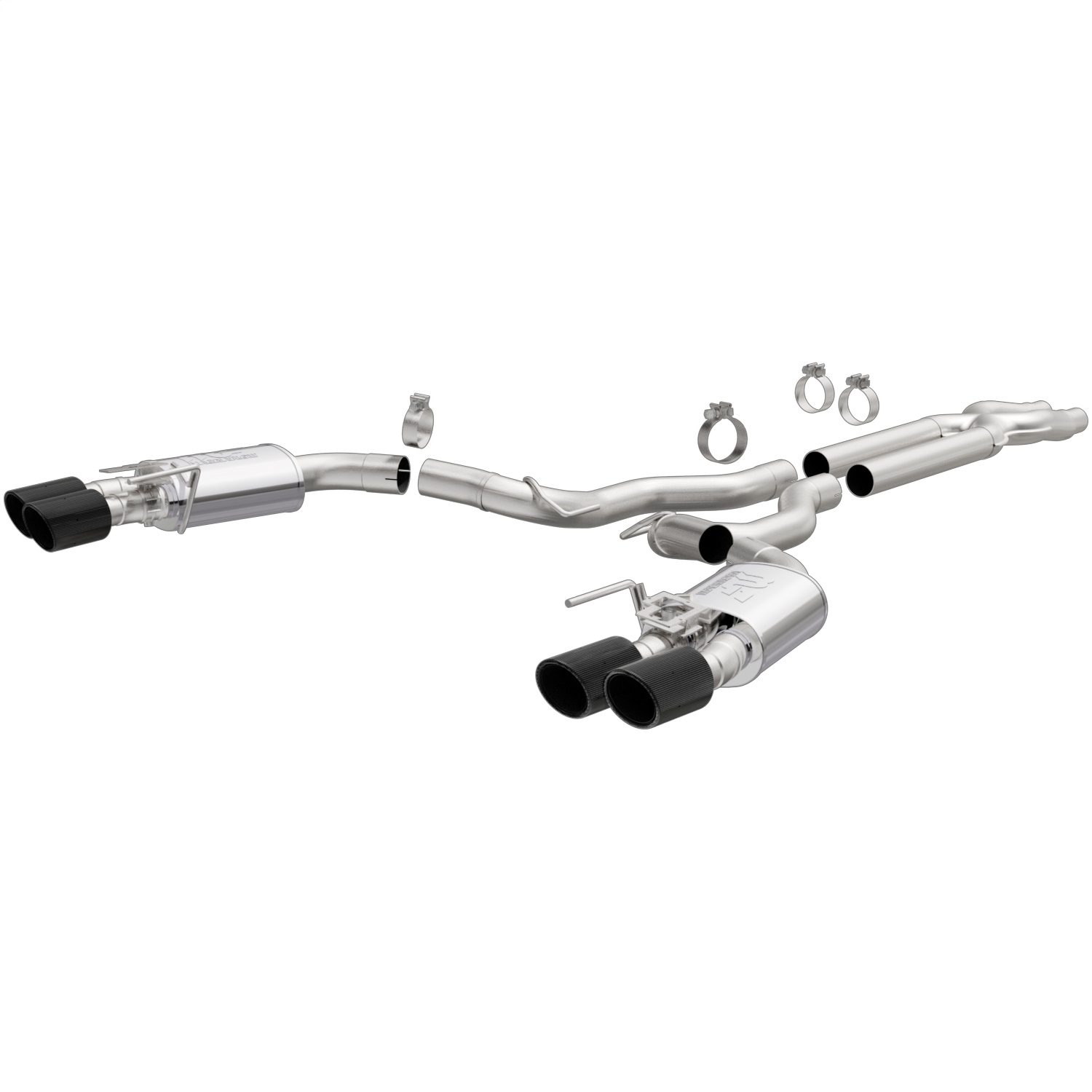 Magnaflow 19299 - Cat-Back 2016 Ford Mustang Shelby GT350/GT350R 5.2L V8 Carbon Fiber Tips