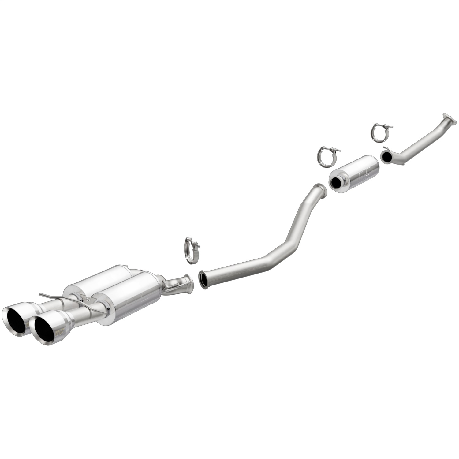 Magnaflow 19394 - 2017+ Honda Civic 1.5L 409 SS Single Exit Polished 4.5in Dual Tips Cat-Back Exhaust Magnaflow 19394 - 2017+ Honda Civic 1.5L 409 SS Single Exit Polished 4.5in Dual Tips Cat-Back Exhaust